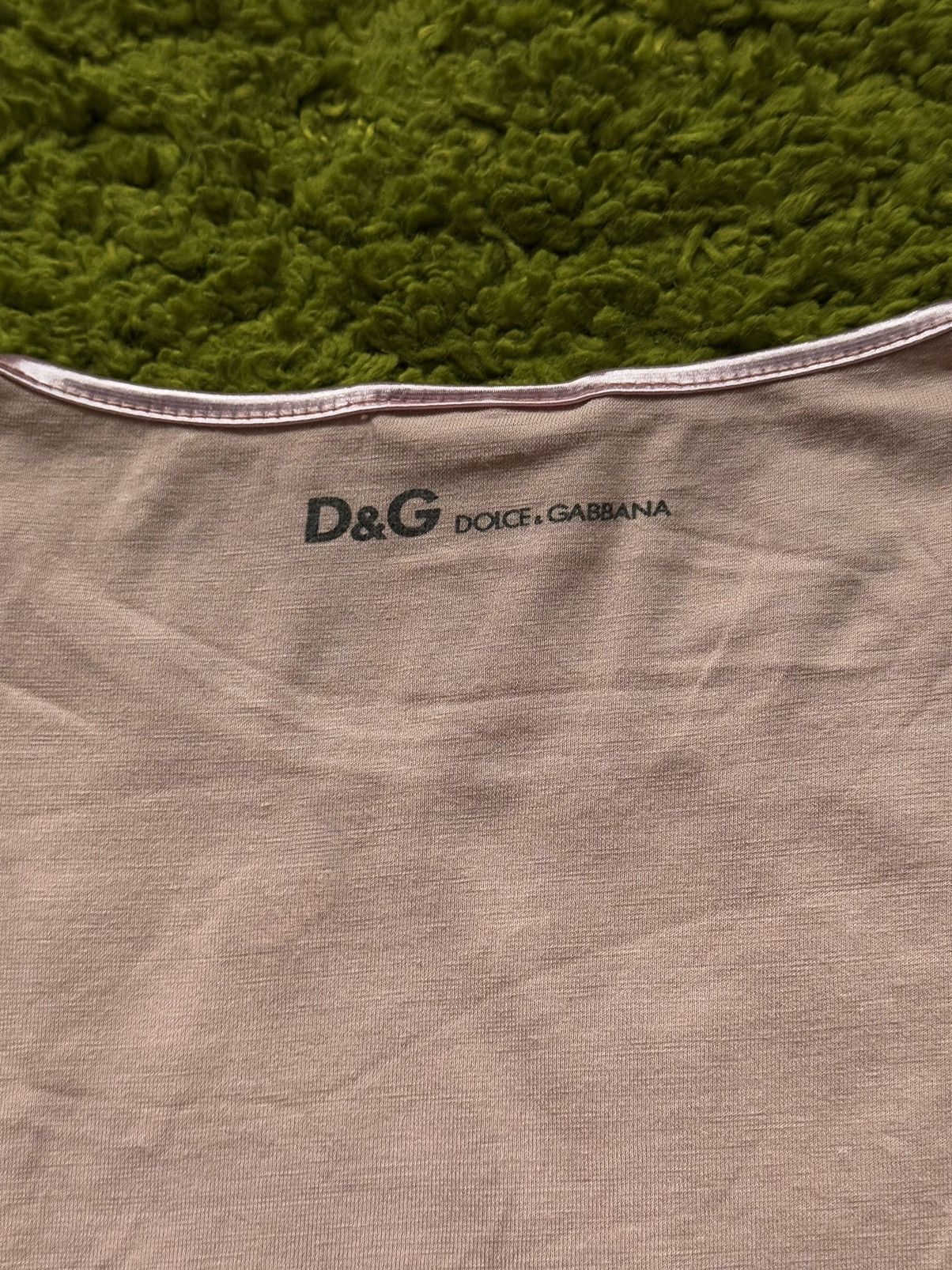 Dolce & Gabbana × Vintage Dolce & Gabbana D&G 2000s archive vintage tank top Y2K Size L / US 10 / IT 46 - 3 Thumbnail