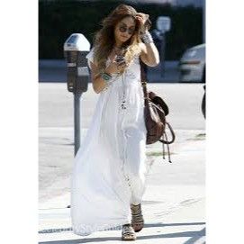 Other Blessed Are The Meek White Boho Maxi Dress Size XS / US 0-2 / IT 36-38 - 3 Thumbnail