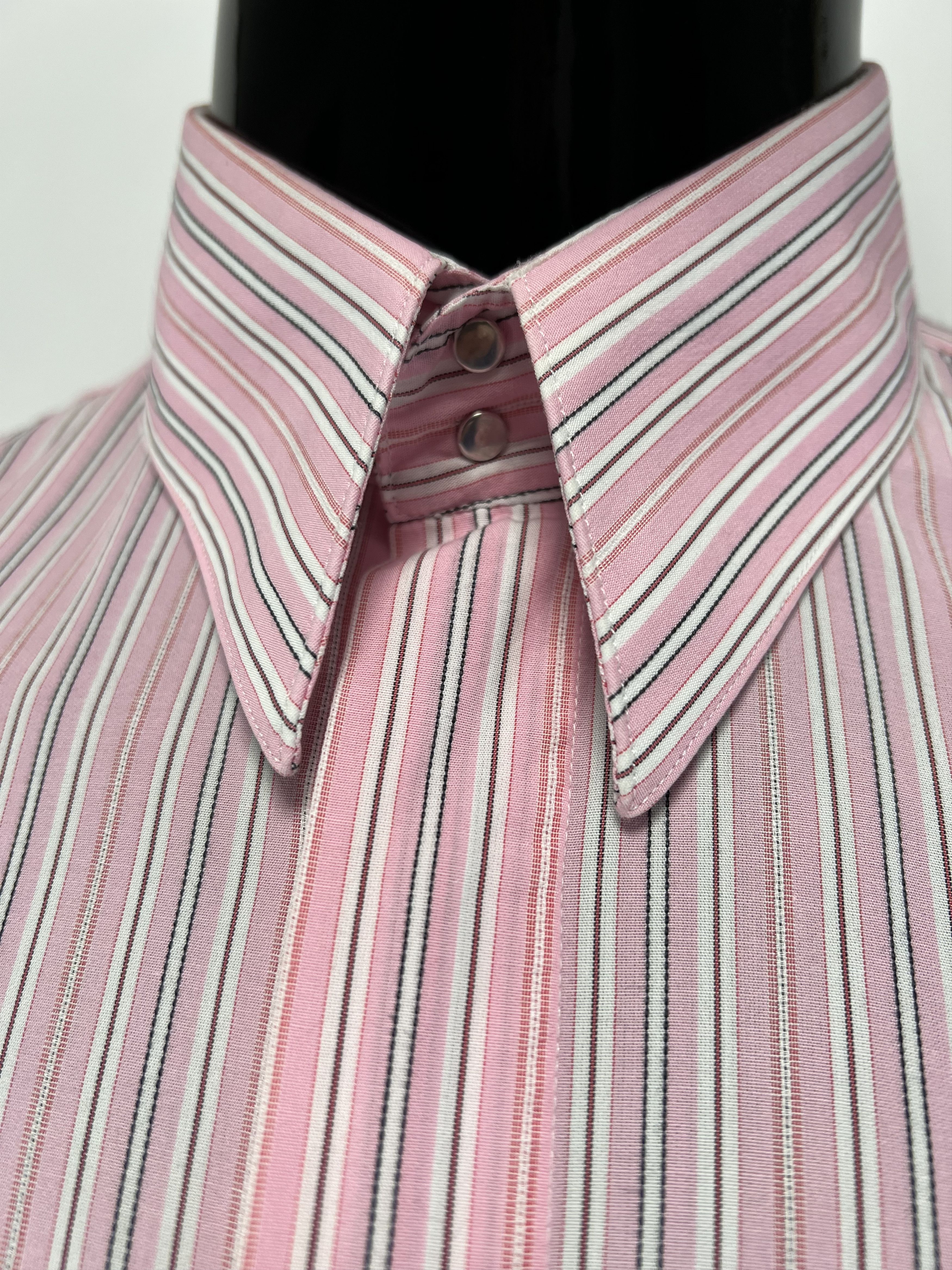 Thierry Mugler Thierry Mugler Striped Long Sleeve Button Up Shirt Size 44 Size US XL / EU 56 / 4 - 4 Thumbnail