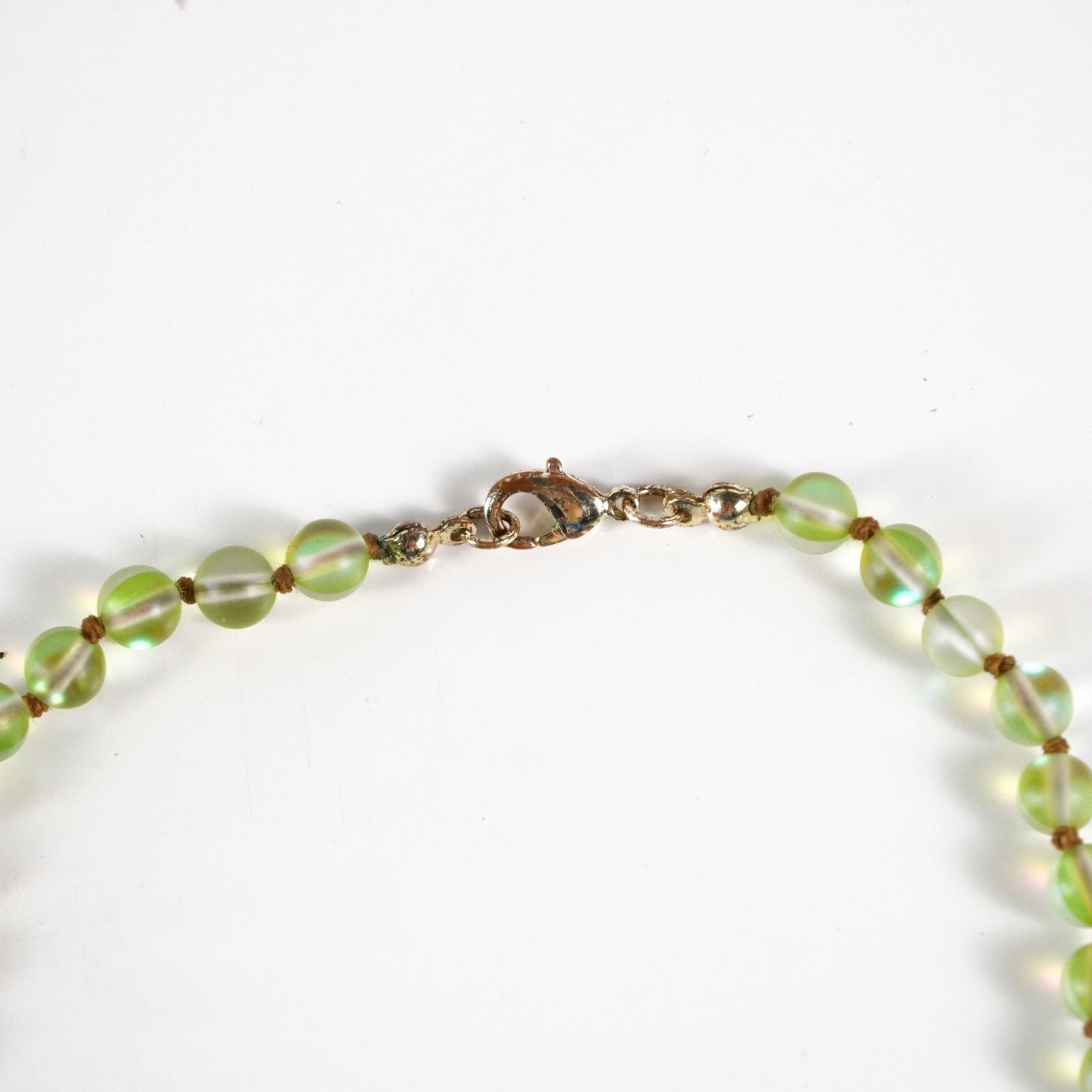 Other Green Holo Bead Holographic Beaded Gemstone Bracelet Jewelry Size ONE SIZE - 6 Thumbnail