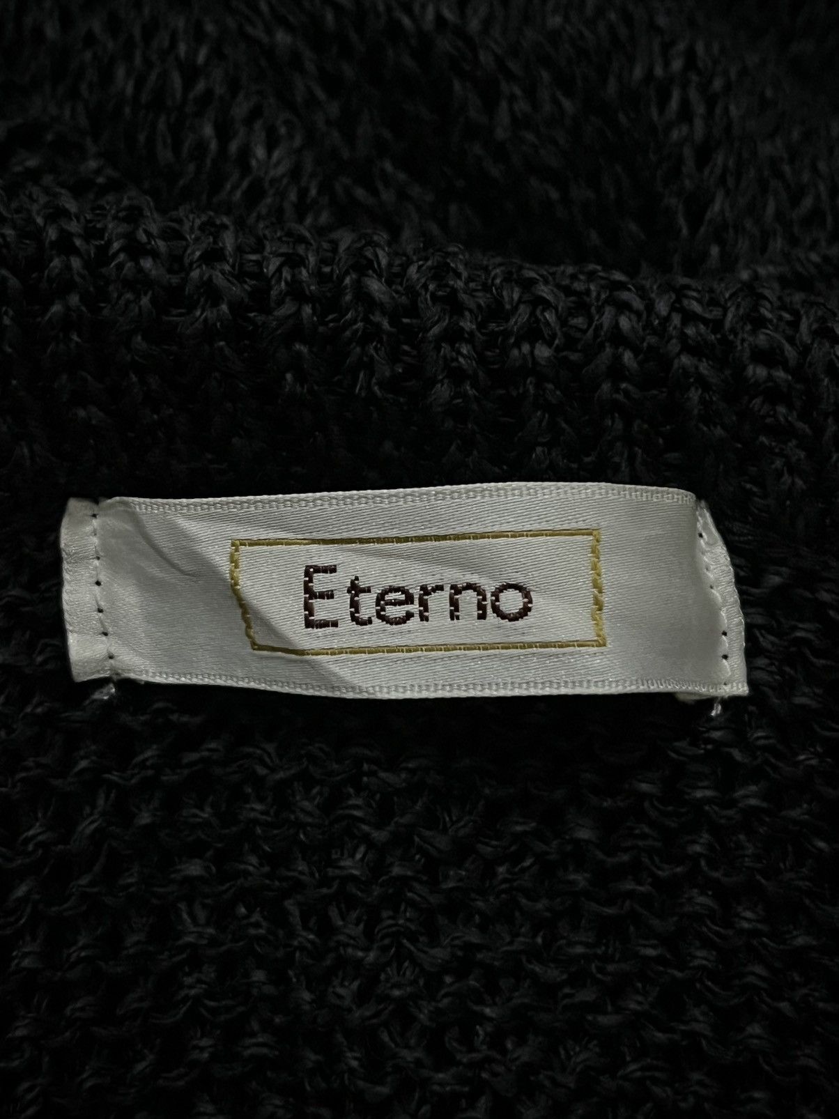 Japanese Brand Eterno Gothic Grunge Black Long Cardigan IfSixWasNine Style Size M / US 6-8 / IT 42-44 - 7 Thumbnail