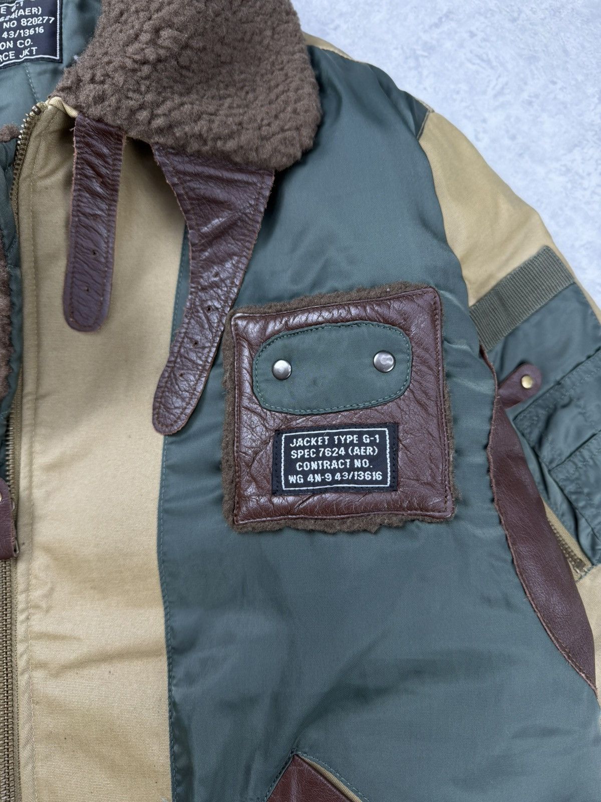 Vintage Vintage G-1 Flight Jacket Sherpa Military Size S Size US S / EU 44-46 / 1 - 5 Thumbnail