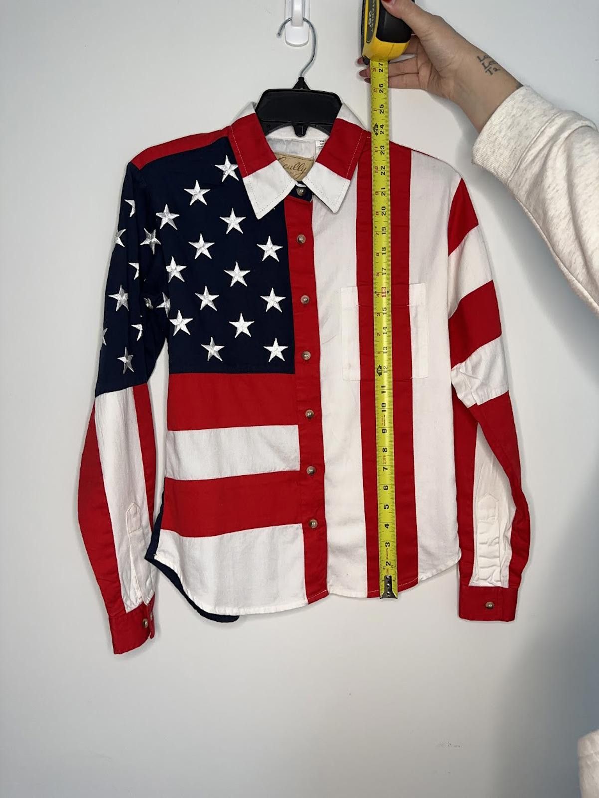 Other Scully Rangewear U.S. Flag Button Up Shirt - Sz. S Size US S / EU 44-46 / 1 - 6 Thumbnail