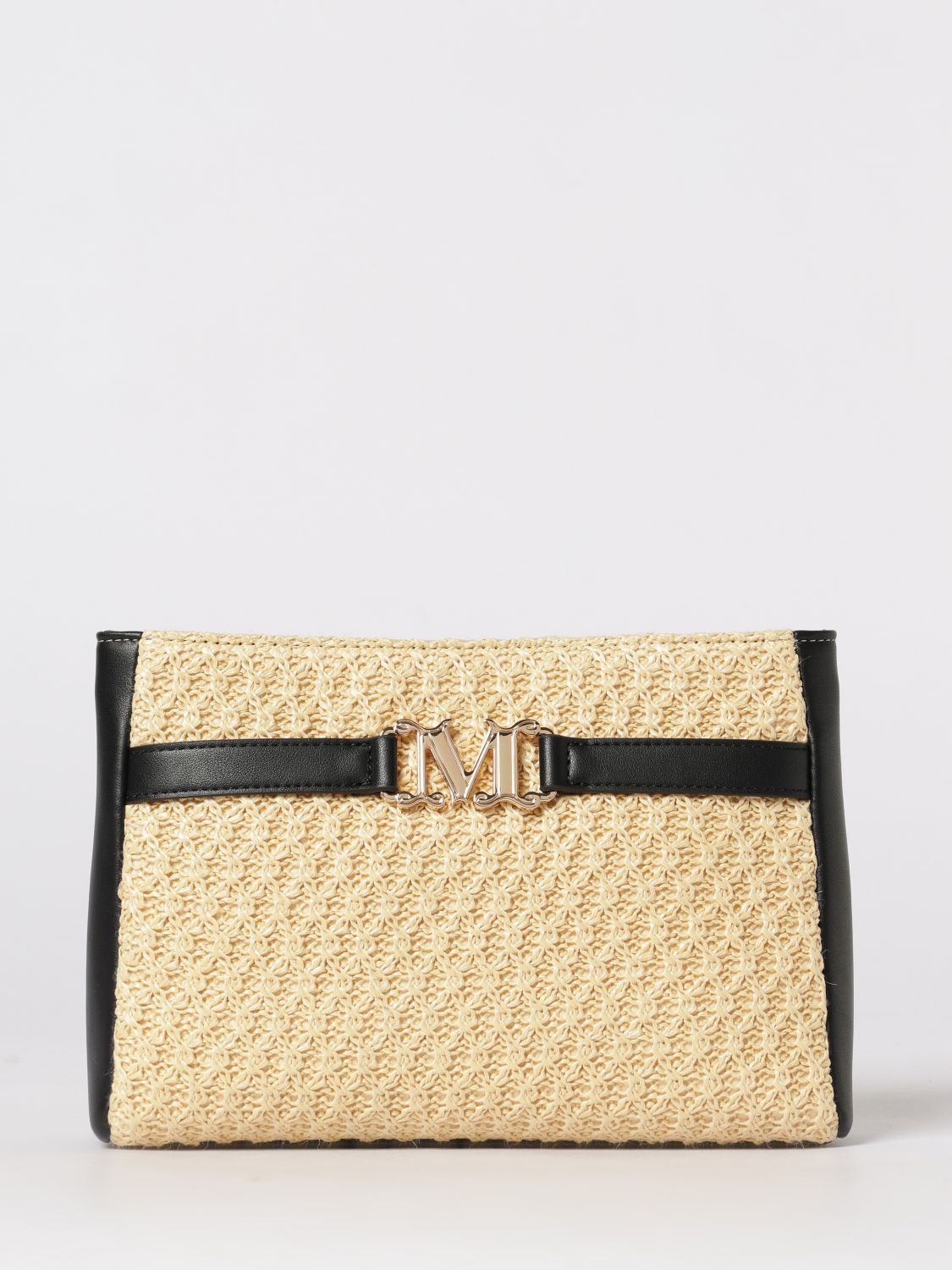Max Mara Max Mara Clutch Woman Beige Size ONE SIZE - 1 Thumbnail