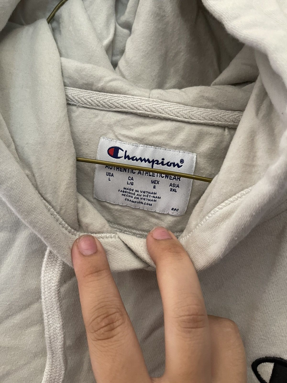 Champion Blue/ Grey Ombré Champion Hoodie Size US L / EU 52-54 / 3 - 2 Thumbnail