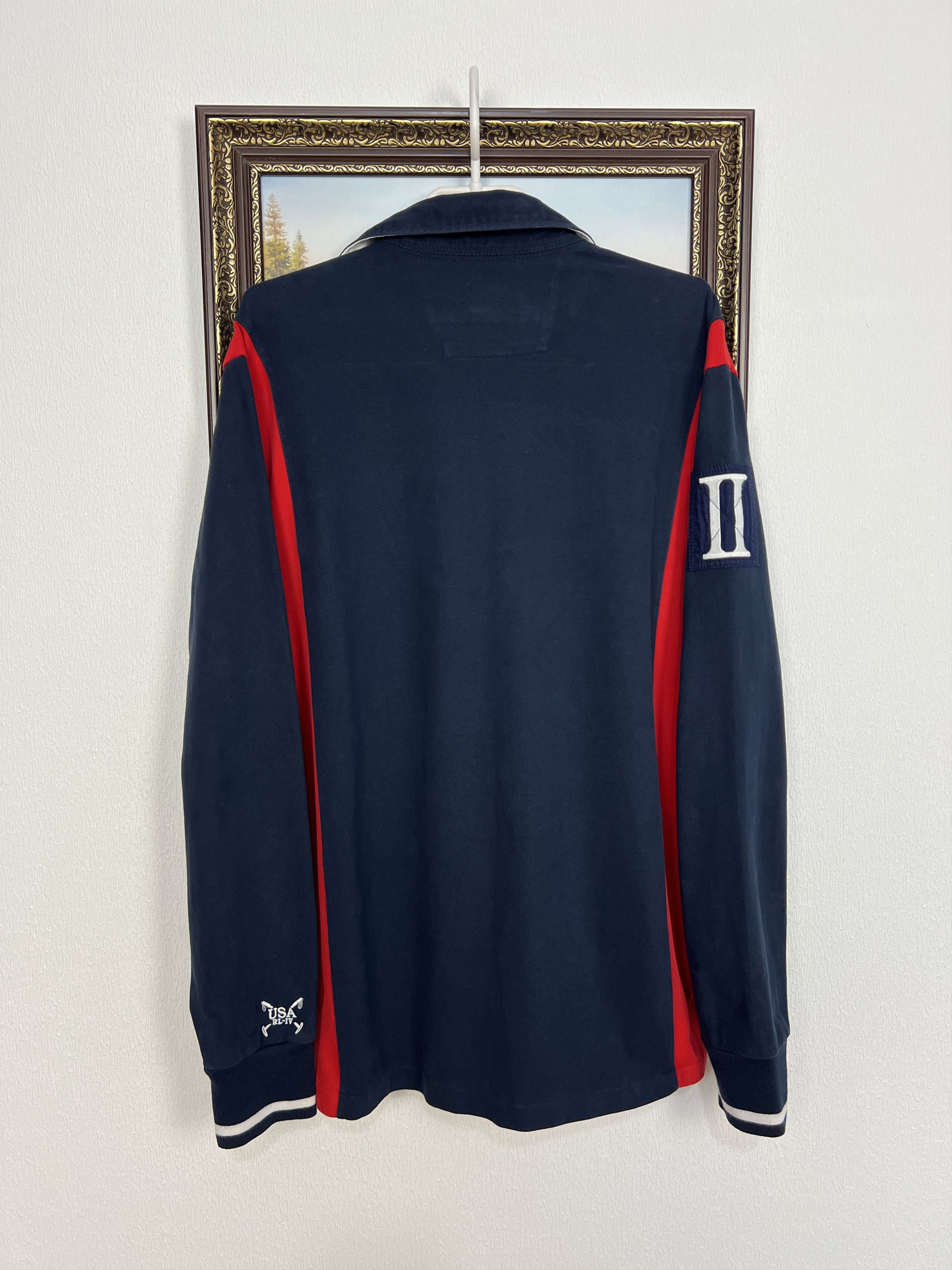 Polo Ralph Lauren Vintage USA Snow Polo Challenge Cup Rugby Long Sleeve Size US L / EU 52-54 / 3 - 10 Thumbnail