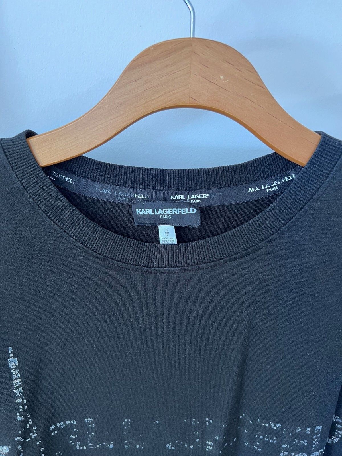 Karl Lagerfeld Karl Lagerfeld Paris Sweatshirt Black ( S ) Size US S / EU 44-46 / 1 - 2 Thumbnail
