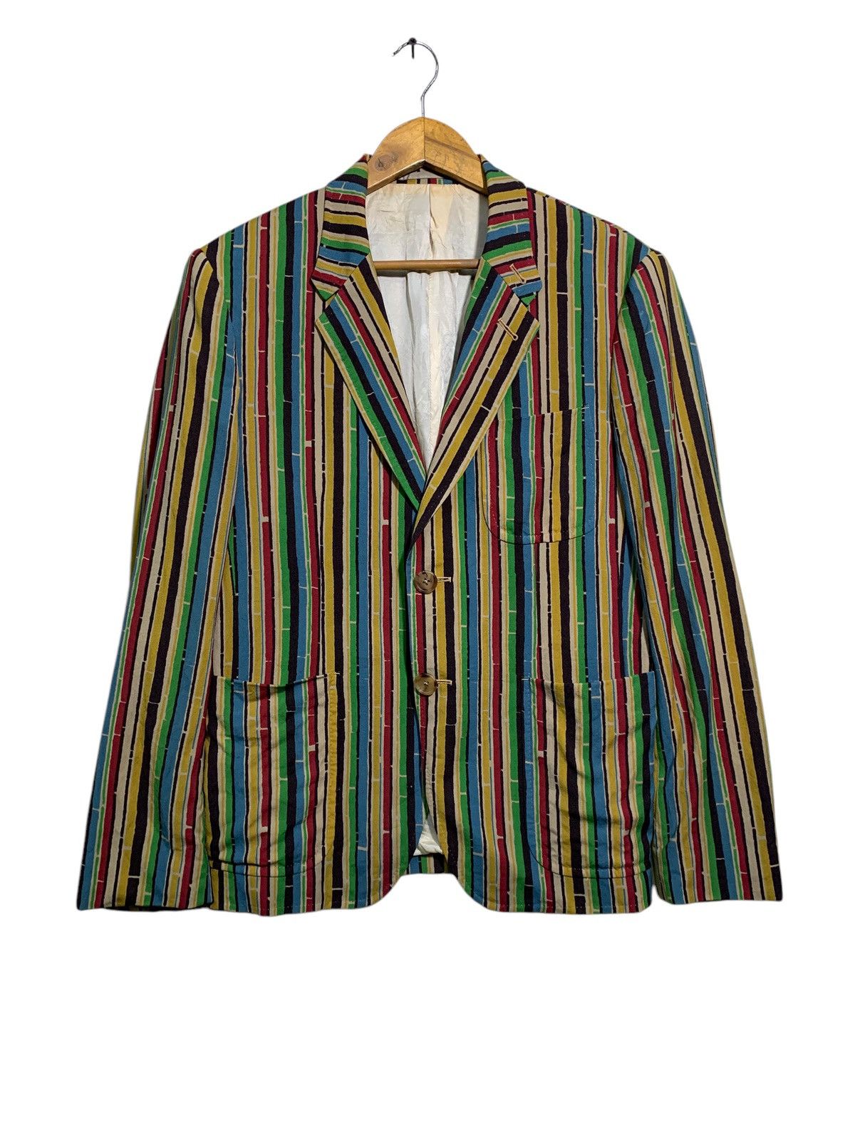 Paul Smith 🔥PAUL SMITH MULTICOLOUR STRIPES JACKETS Size US M / EU 48-50 / 2 - 1 Thumbnail