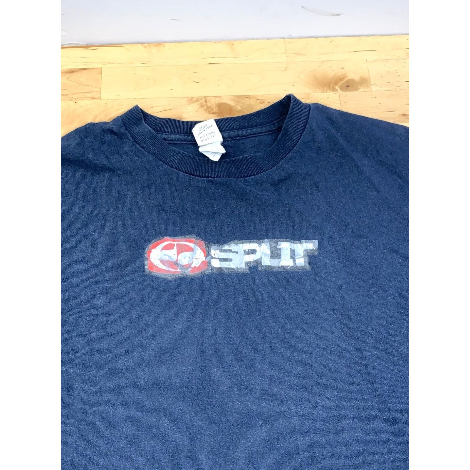 Vintage VINTAGE Split Shirt Men M Blue 90s Y2K Skate Graphic Print Logo T-Shirt Size US M / EU 48-50 / 2 - 4 Thumbnail