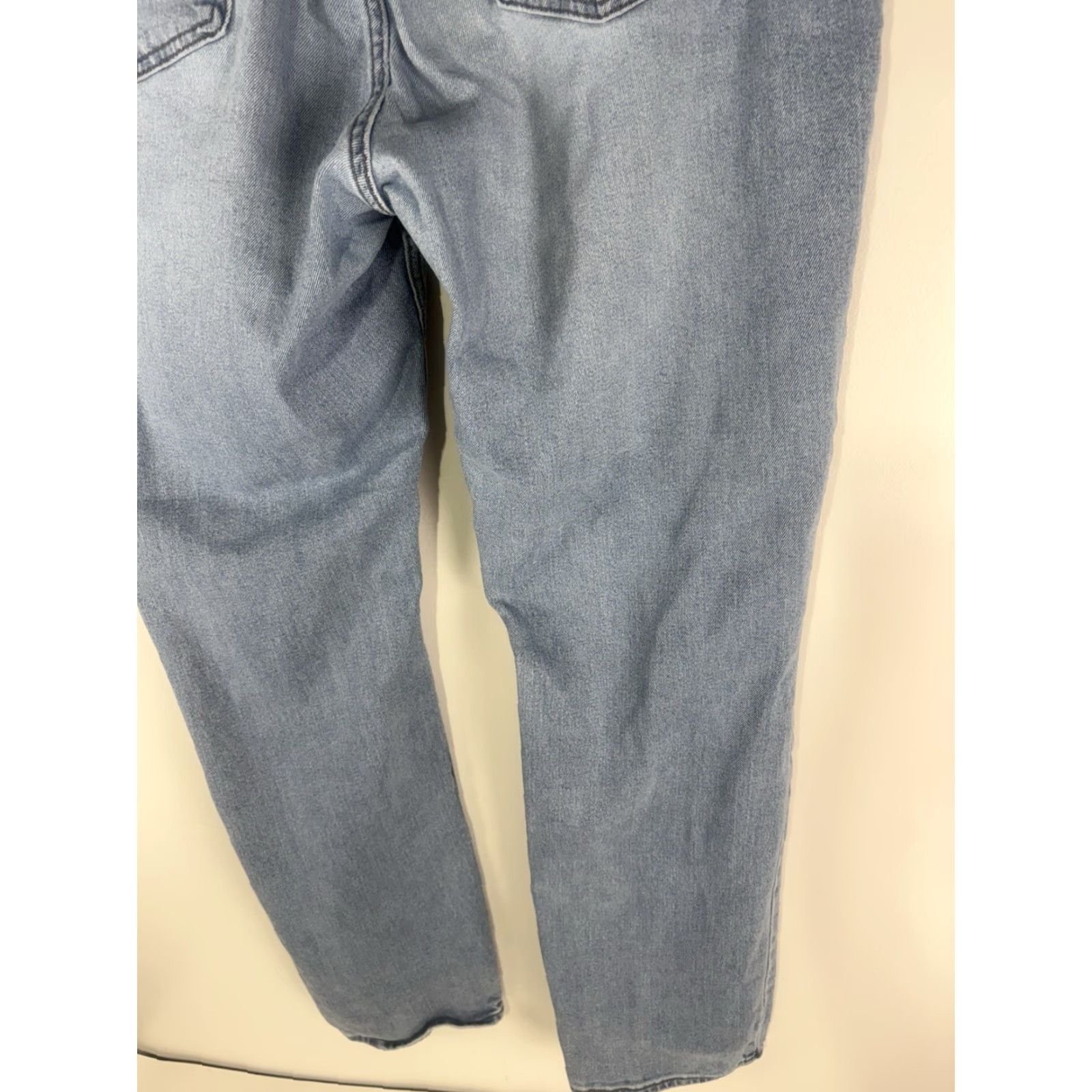 Old Navy Old Navy Built In Flex Jeans Men's Regular 38X34 Light Wash Blue Straight Fit Stretch Retro Grunge Size US 38 / EU 54 - 6 Thumbnail