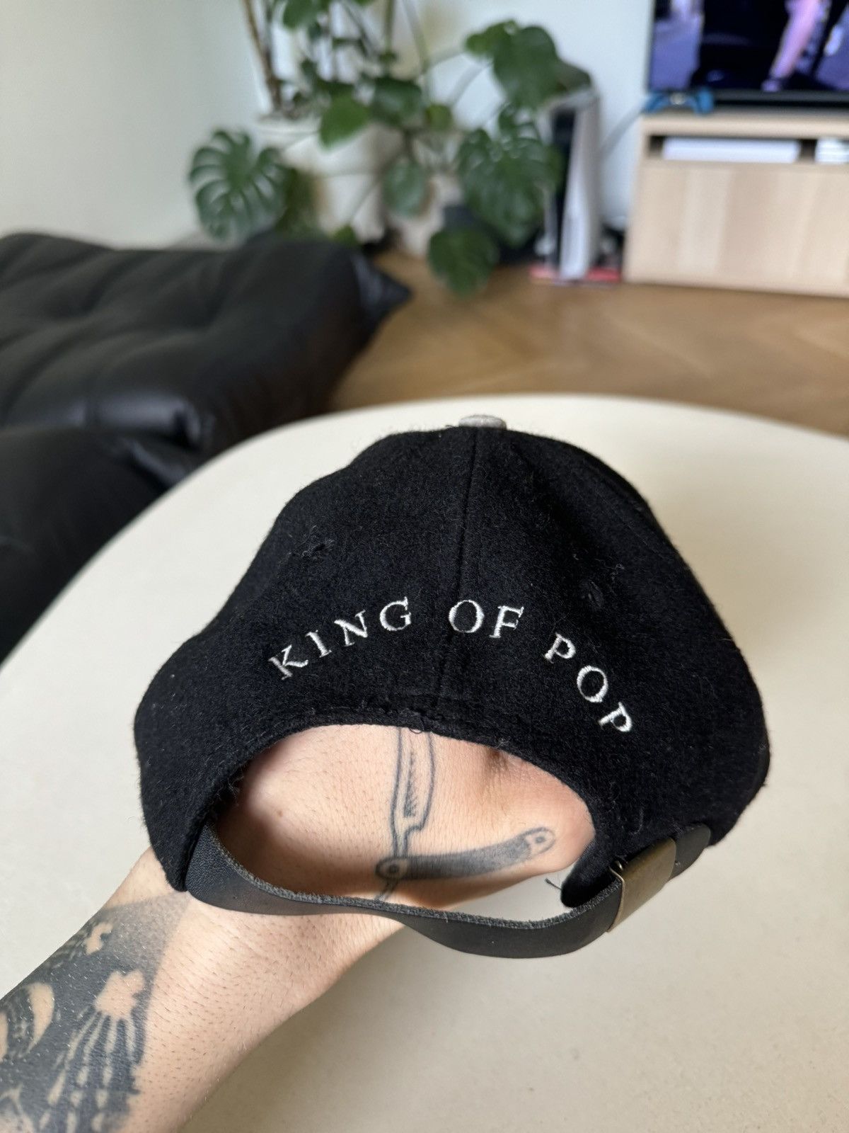 Band Tees Vintage 90s Michael Jackson King Of Pop Band Hat Snapback Size ONE SIZE - 2 Thumbnail