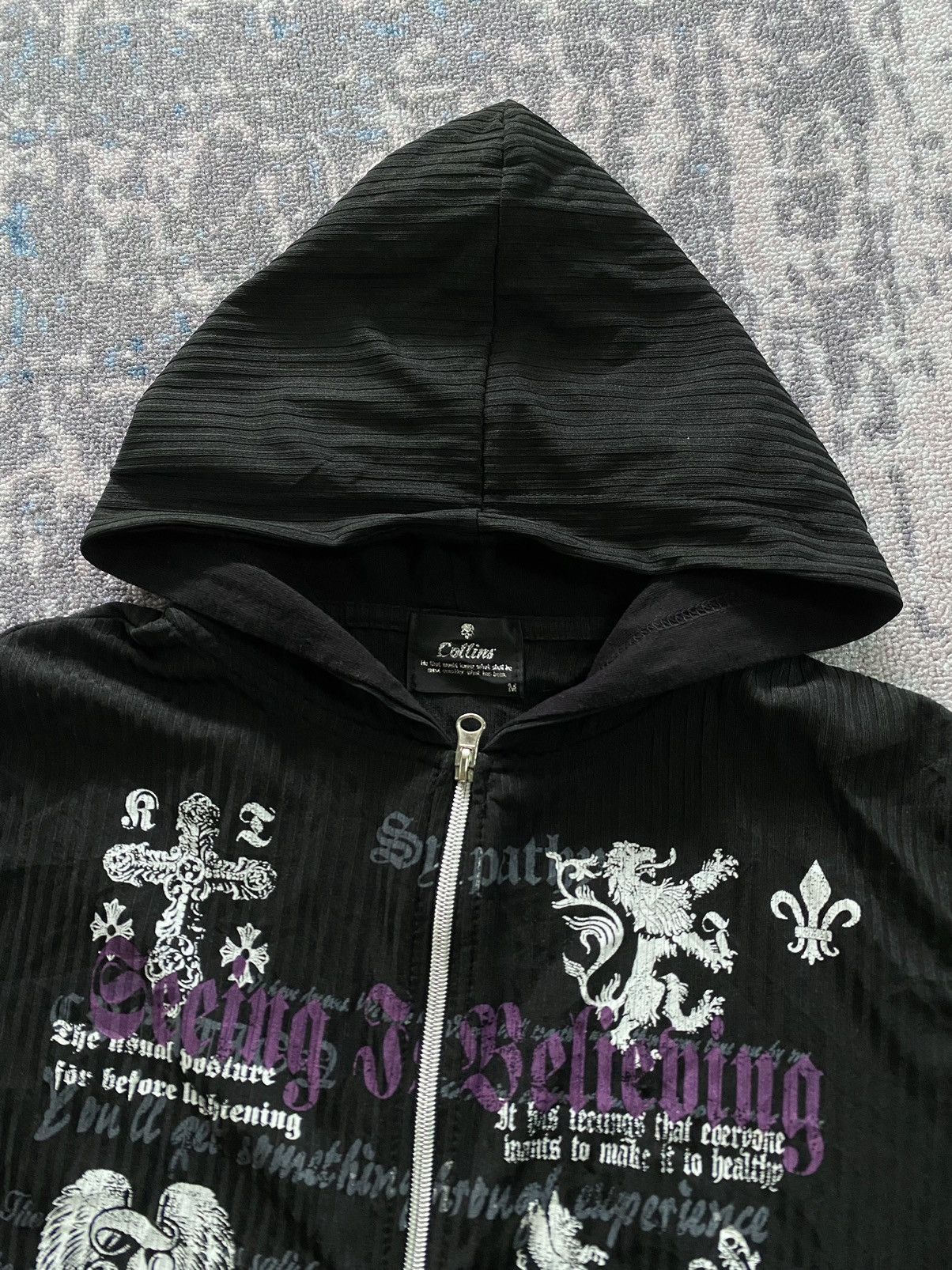 If Six Was Nine Japanes Y2K Collins Poem Ifsix Vkei Gothic Style Size US M / EU 48-50 / 2 - 3 Thumbnail