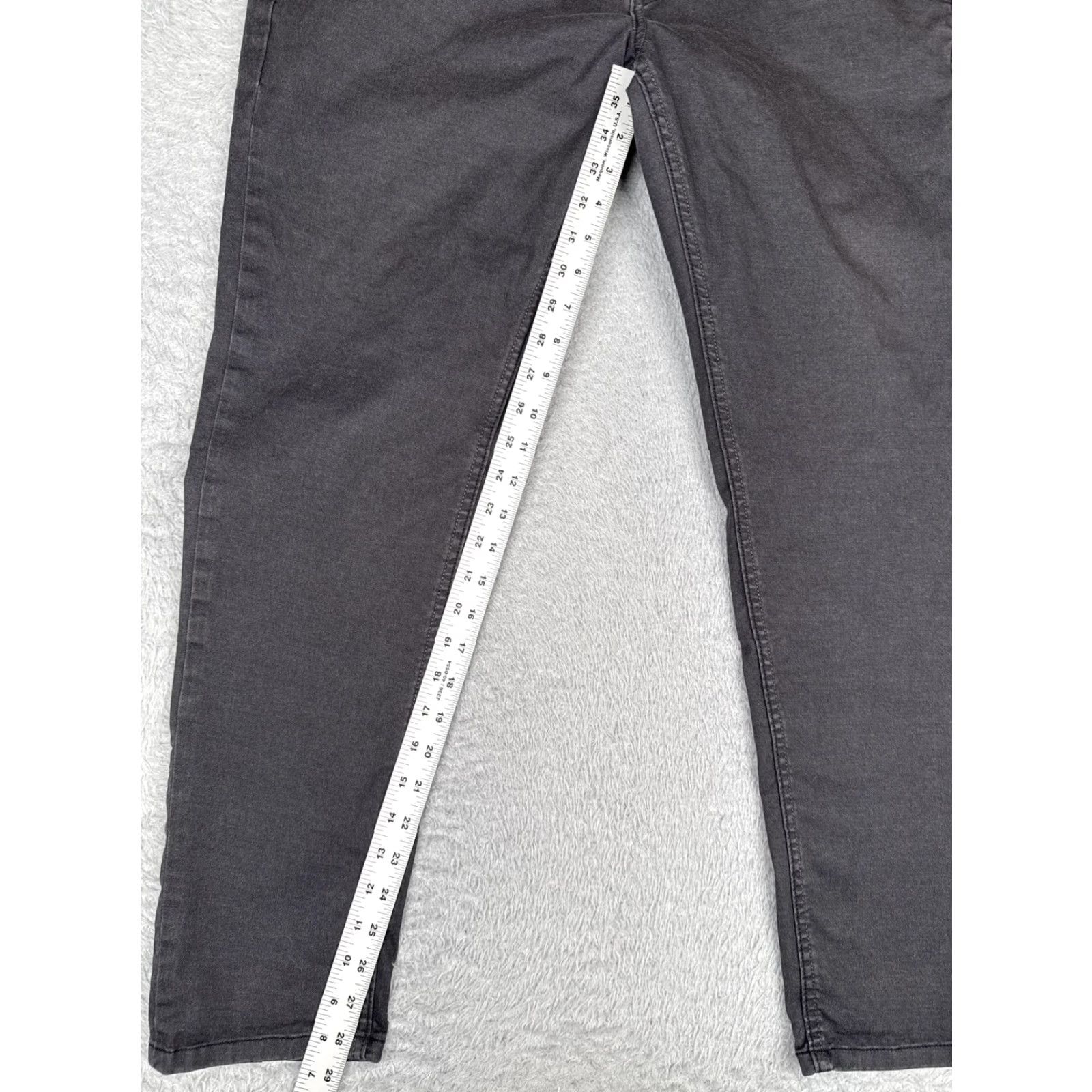 Vintage 5.11 Tactical Jeans Women 16 Regular Slim Stretch Charcoal Gray Denim 5-Pocket Zip Back Patch Pockets Casual Work Range Army Size 38" / US 16 / IT 52 - 7 Thumbnail