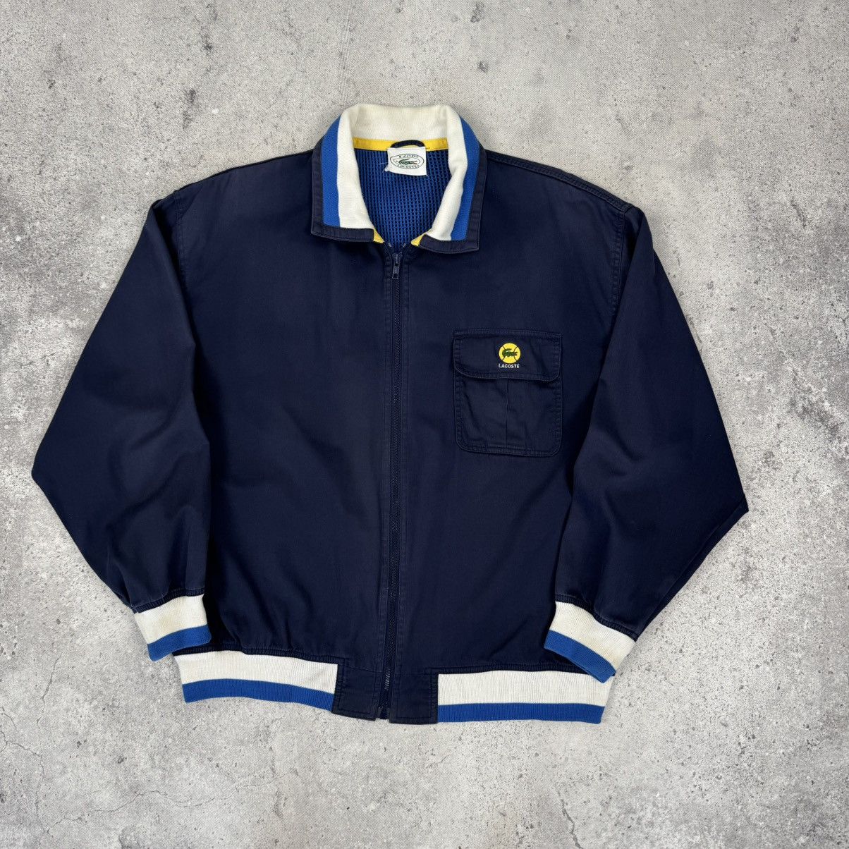 Lacoste × Vintage Vintage Lacoste Izod 90s Tennis Bomber Jacket Size US L / EU 52-54 / 3 - 2 Thumbnail