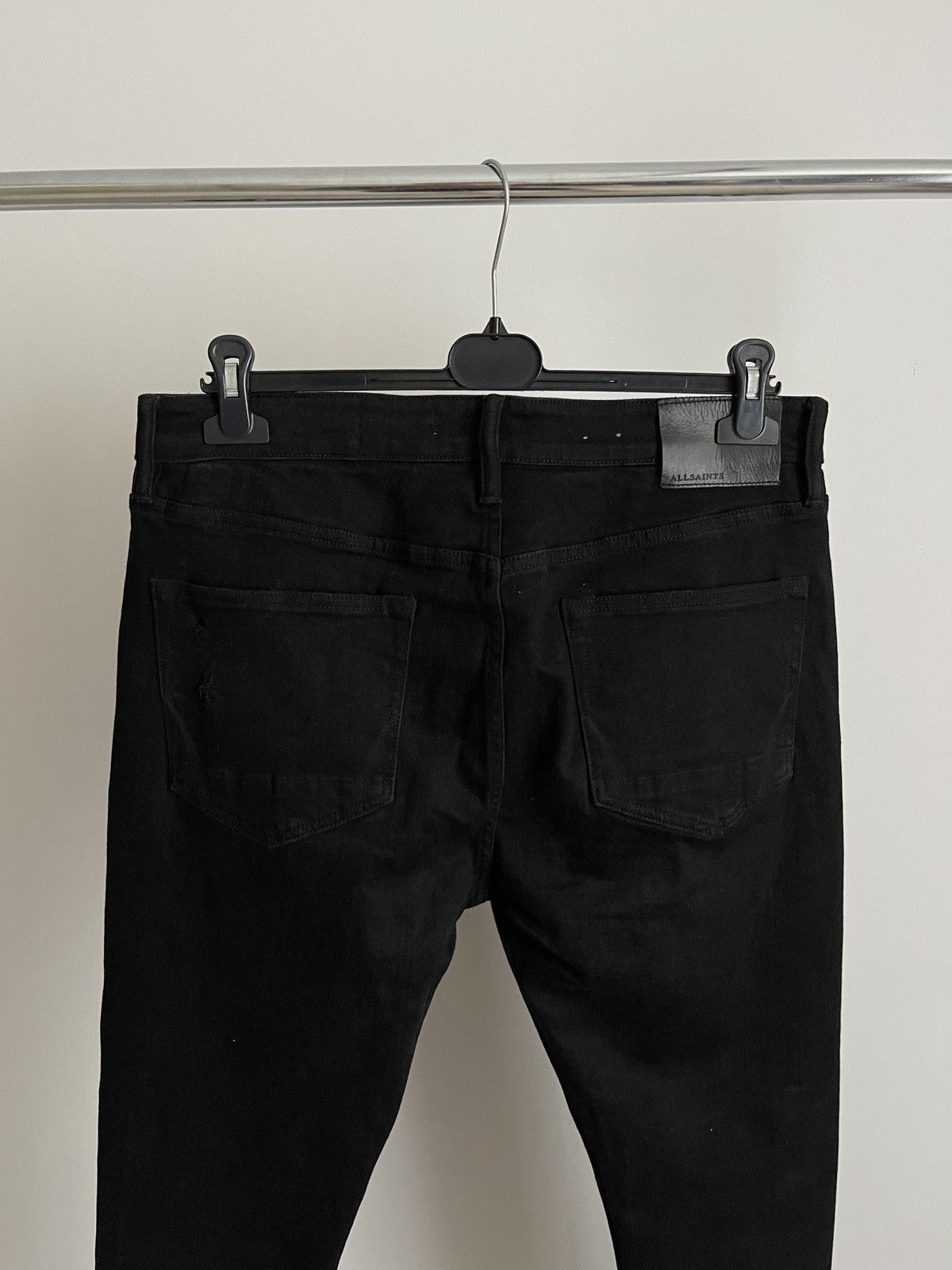 Allsaints Allsaints men’s black denim jeans 34 Size US 34 / EU 50 - 4 Thumbnail