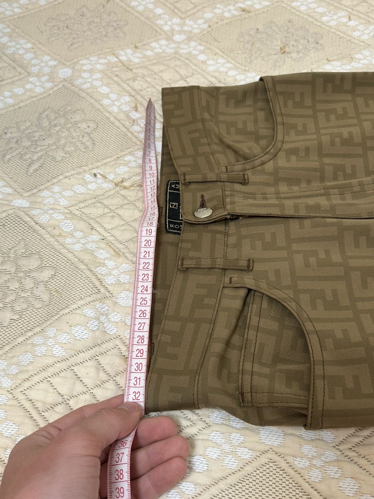 Fendi 🔥 Fendi Roma Zucca Denim Jeans Pants Monogram Trousers FF Size 28" / US 6 / IT 42 - 11 Thumbnail