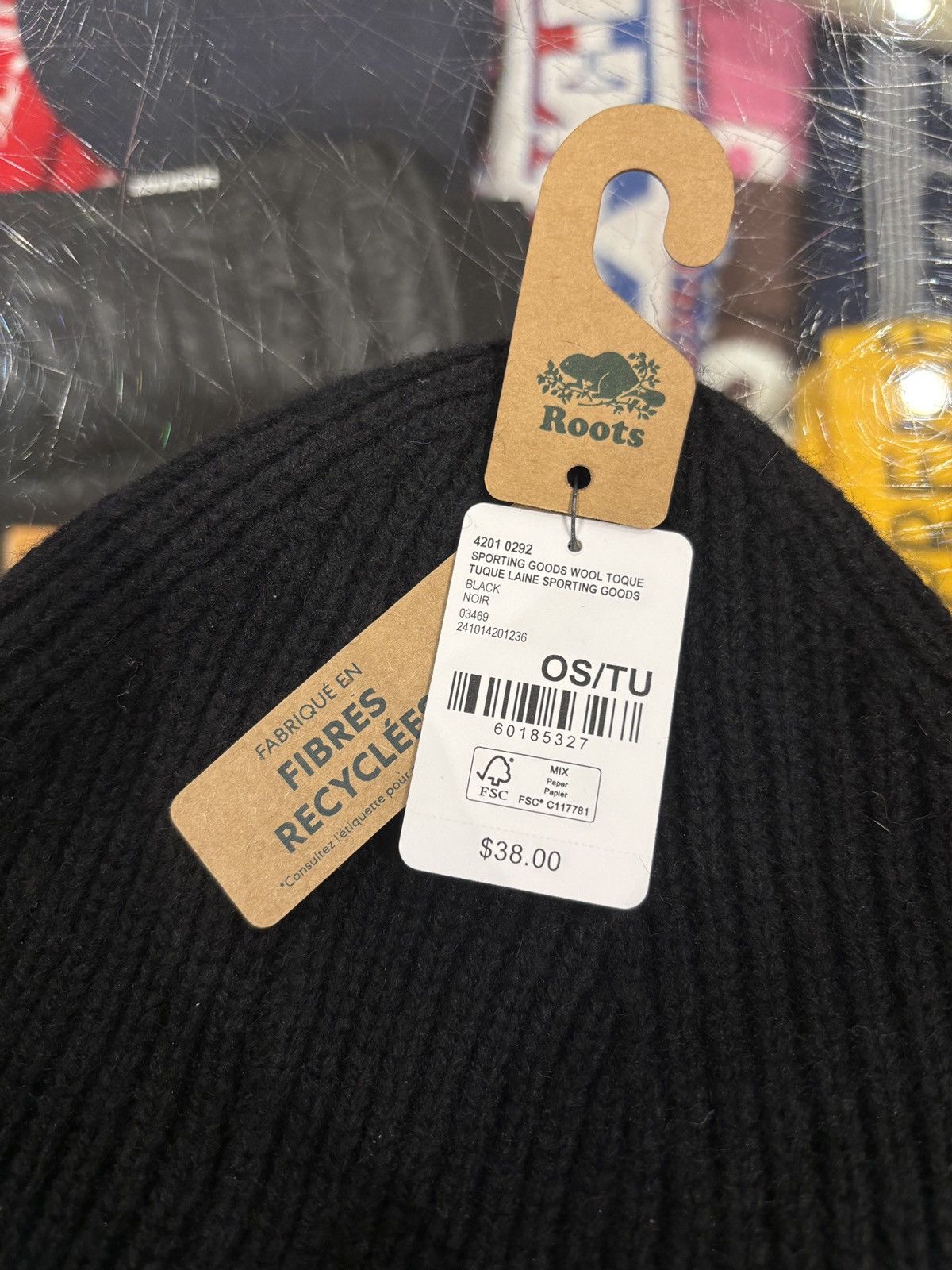 Roots Roots Beanie Black Size ONE SIZE - 3 Thumbnail