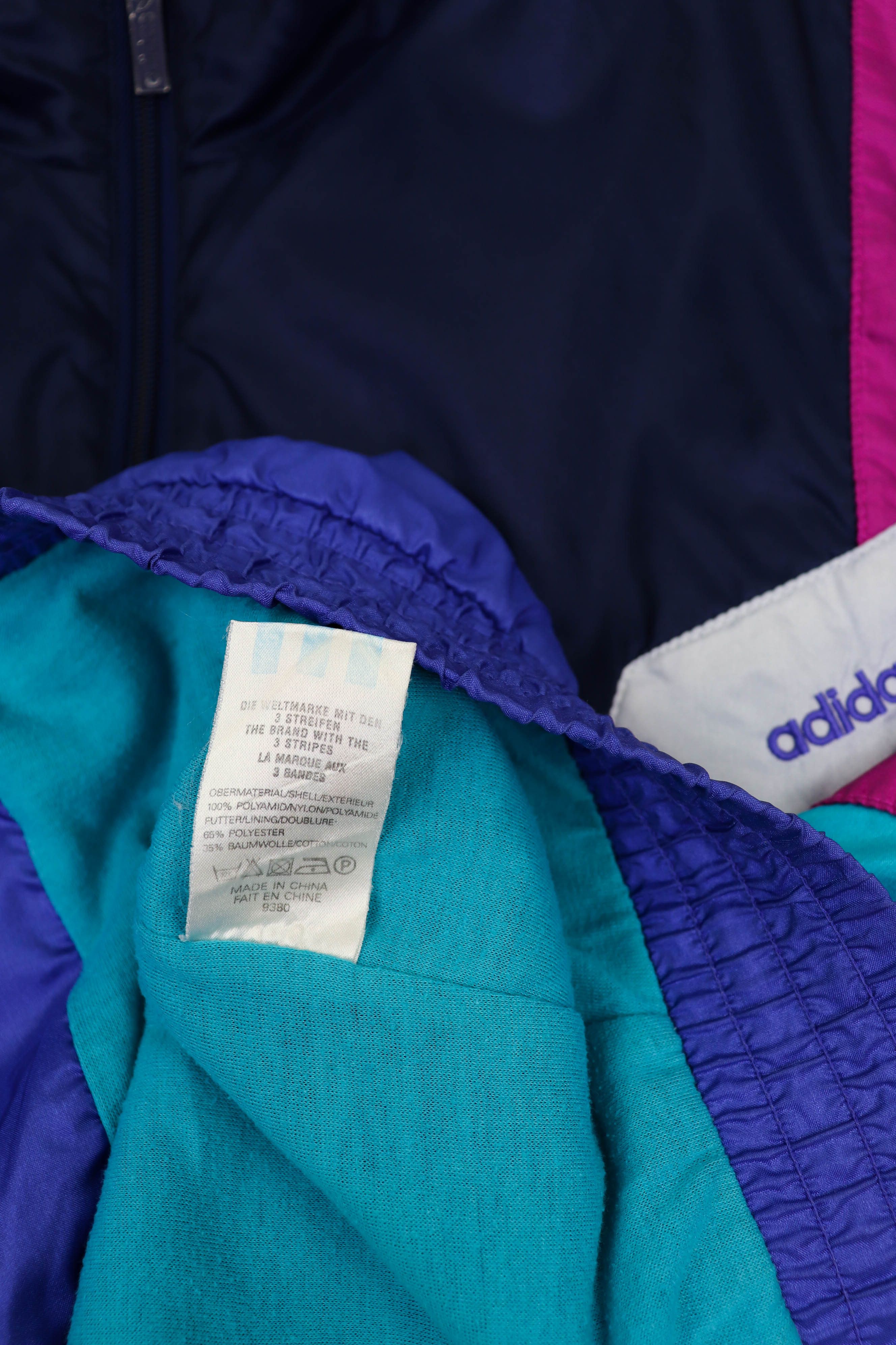 Adidas Adidas Vintage 3 Stripes Oversized Windbreaker Track Jacket Size US XL / EU 56 / 4 - 12 Thumbnail