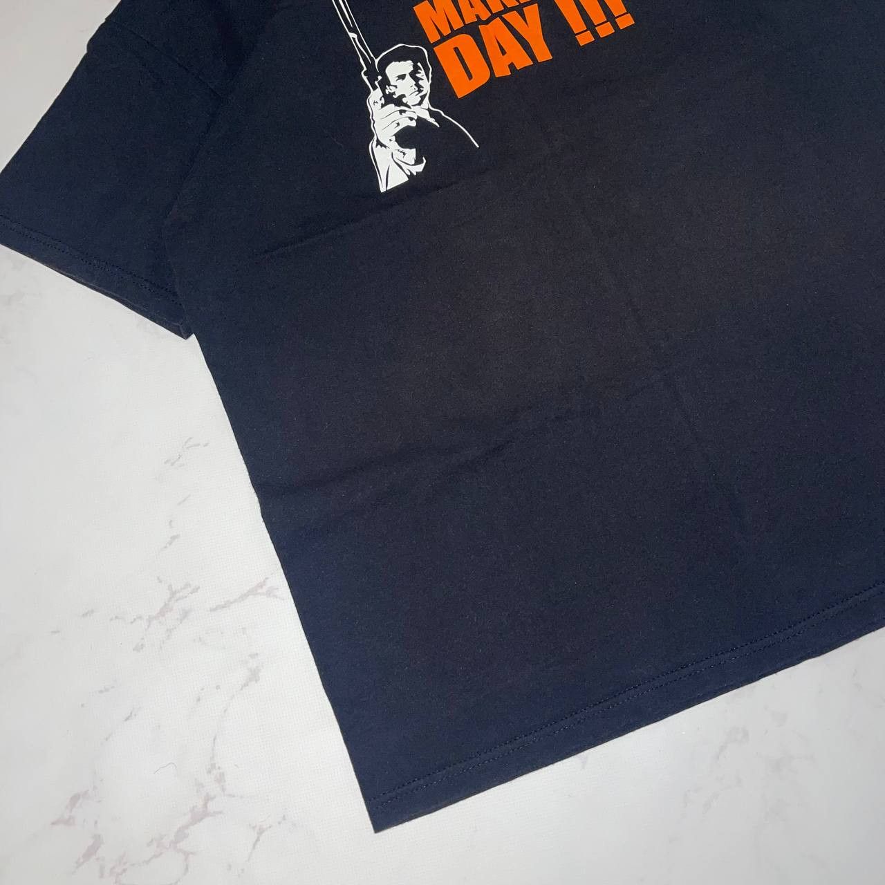 Vintage Vintage T-shirt Make my Day Black tee Size Xl Size US XL / EU 56 / 4 - 7 Thumbnail