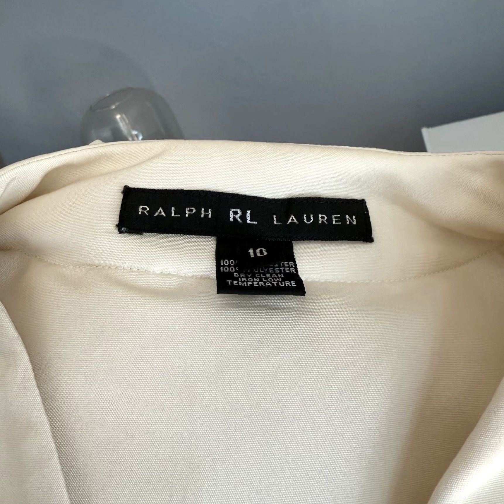 Ralph Lauren VINTAGE Ralph Lauren Black Label Jacket Ivory Insulated Body Size 10 Women Size L / US 10 / IT 46 - 6 Thumbnail