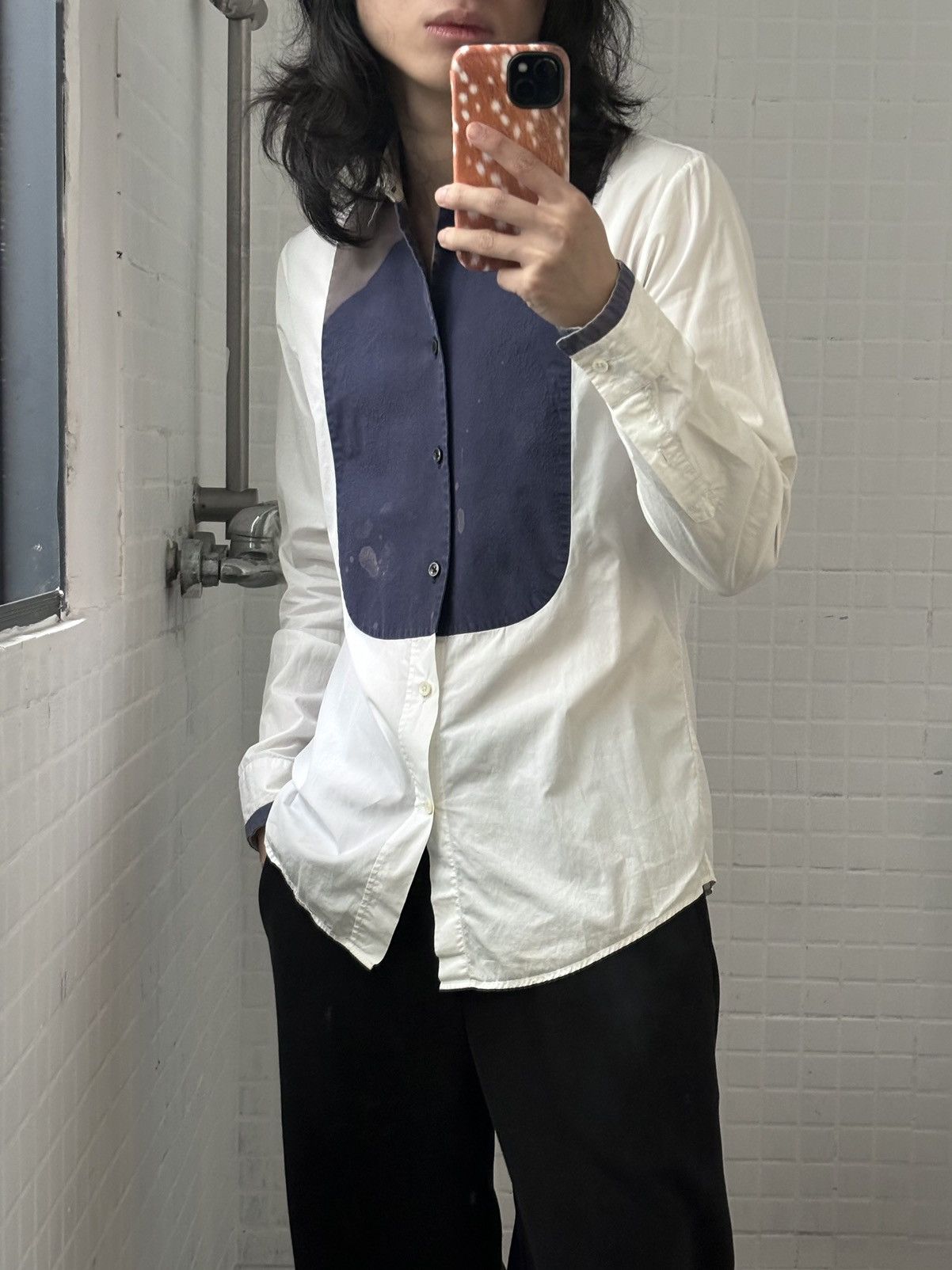 Maison Margiela Maison Martin Margiela | AW2013 Stain Trompe l'œil Shirt Size US S / EU 44-46 / 1 - 2 Thumbnail