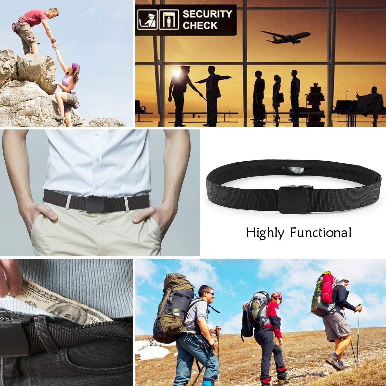 Other Money Security Belt Black for Travel for Men with Hidden Poc Size ONE SIZE - 5 Thumbnail