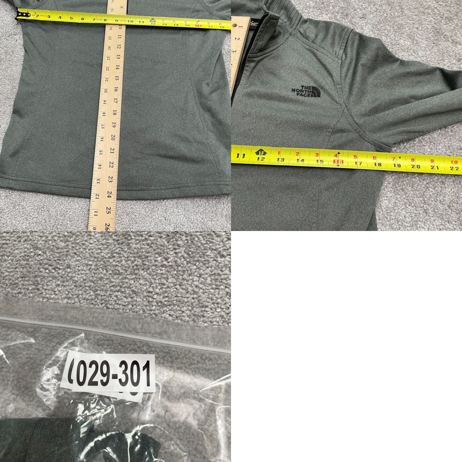 The North Face The North Face Tech Glacier Active Jacket Womens M Gray 1/4 Zip Pullover Size M / US 6-8 / IT 42-44 - 9 Thumbnail