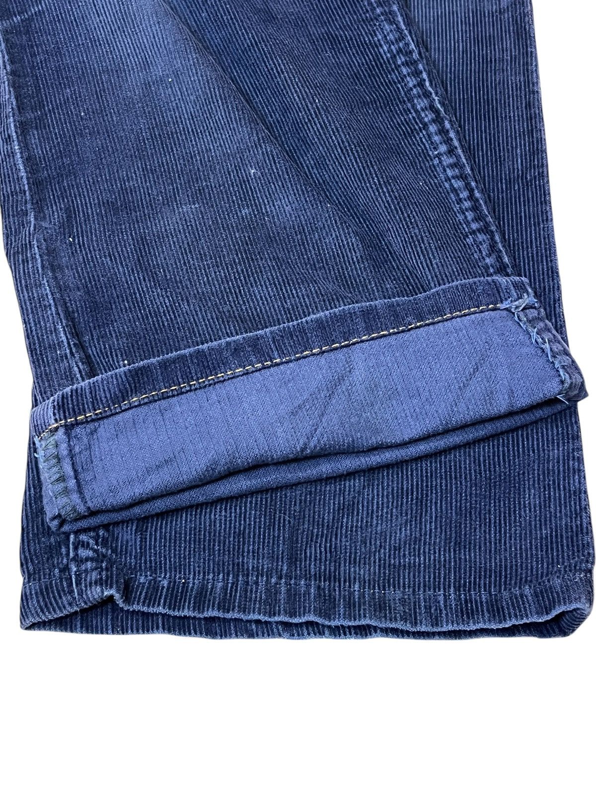 Lee VINTAGE 80s LEE RIDERS MADE IN USA BLUE CORDUROY PANTS Size US 33 - 10 Thumbnail