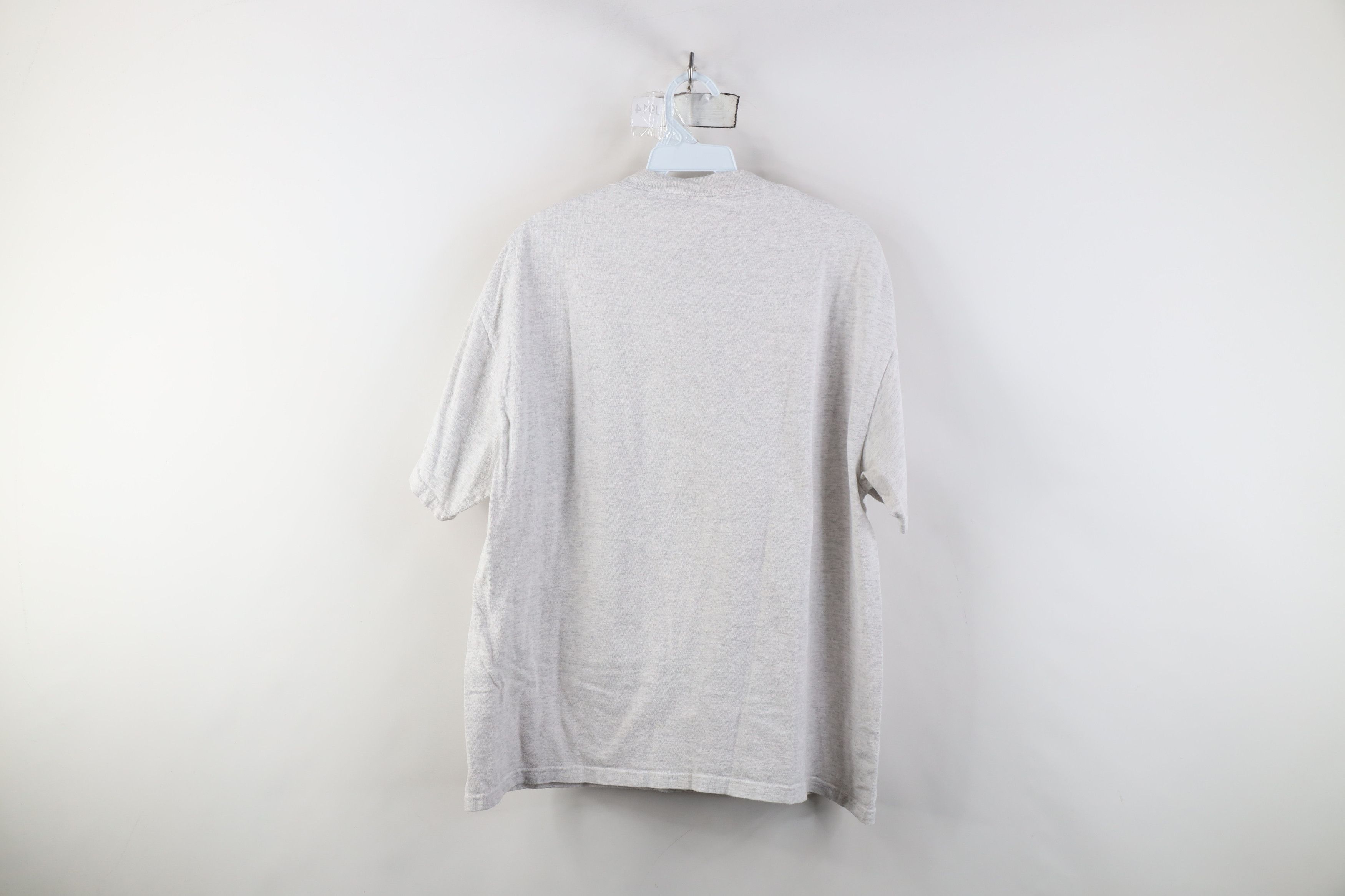 Vintage Vintage 90s Y2k Streetwear Kick Ash T-Shirt Heather Gray Size US L / EU 52-54 / 3 - 9 Thumbnail