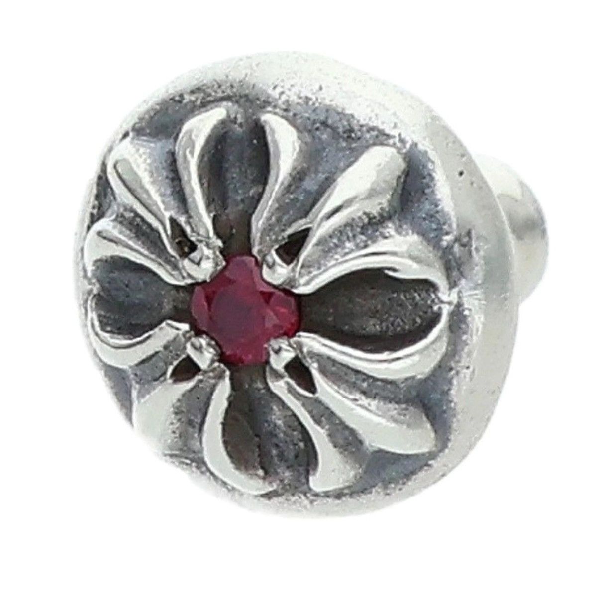 Chrome Hearts CHROME HEARTS Ruby Cross Ball Stud earring Size ONE SIZE - 1 Thumbnail