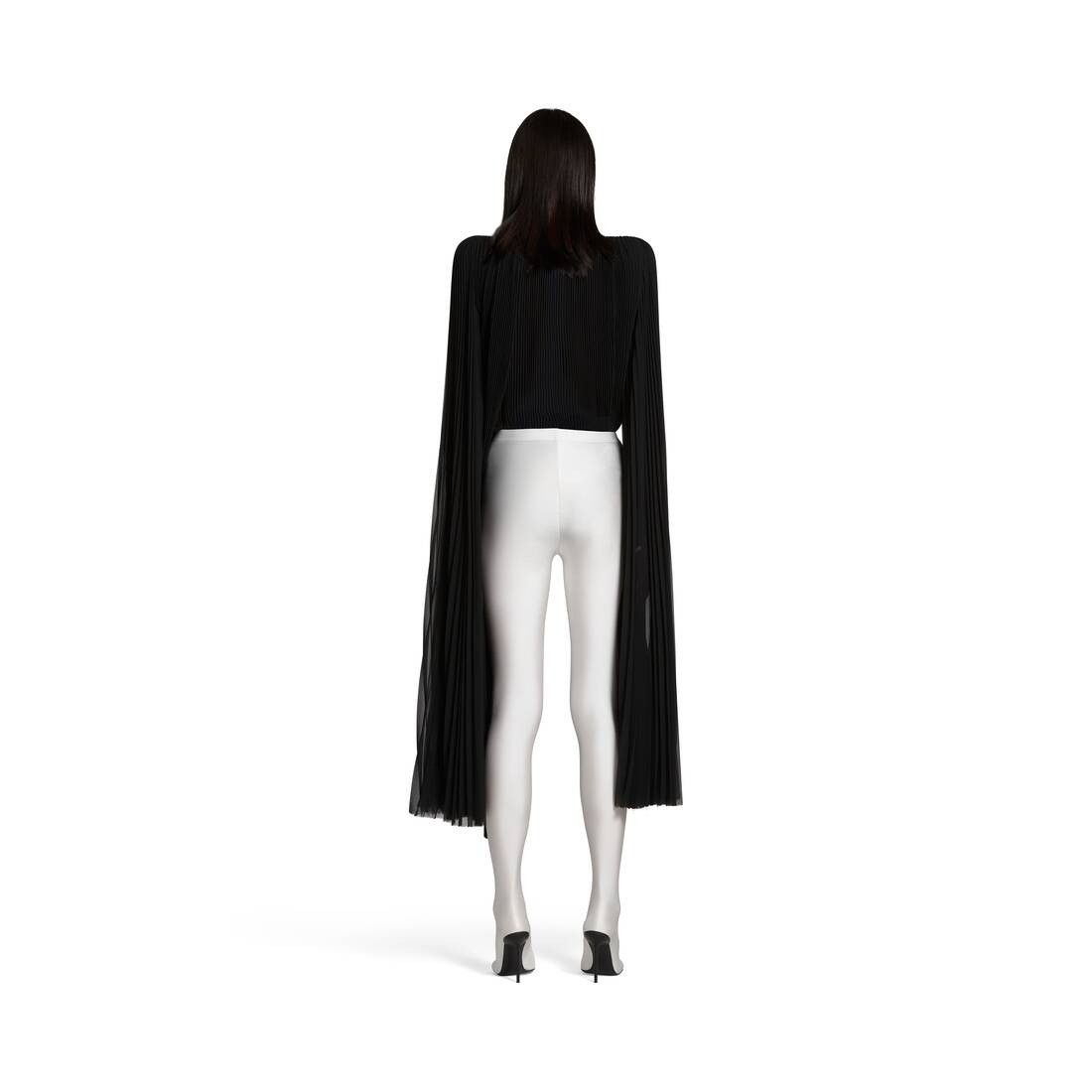 Balenciaga o1bcso1str0525 Anatomic Pantaleggings in White Size 26" / US 2 / IT 38 - 3 Thumbnail