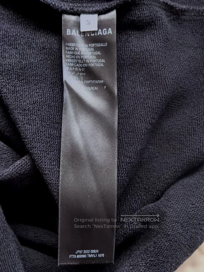 Balenciaga Balenciaga WFP Black Hoodie Size US S / EU 44-46 / 1 - 6 Thumbnail