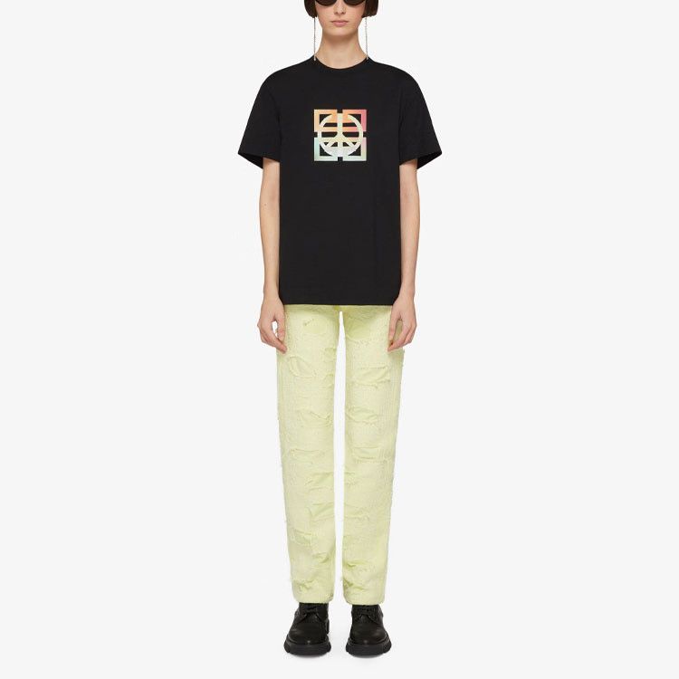 Givenchy White 4G Peace Logo Oversized T-Shirt Size US M / EU 48-50 / 2 - 7 Thumbnail
