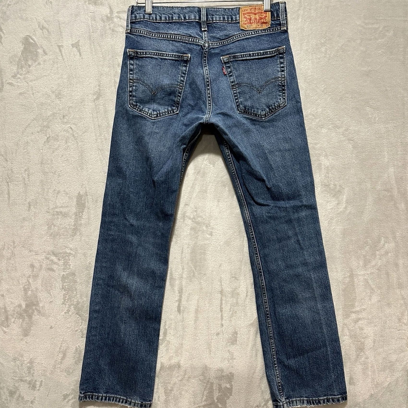 Levi's Levi's Men 527 Slim Bootcut Jeans Blue Size 32 Denim Regular Inseam 32/32 City Distressed Stretch Size US 32 / EU 48 - 2 Thumbnail