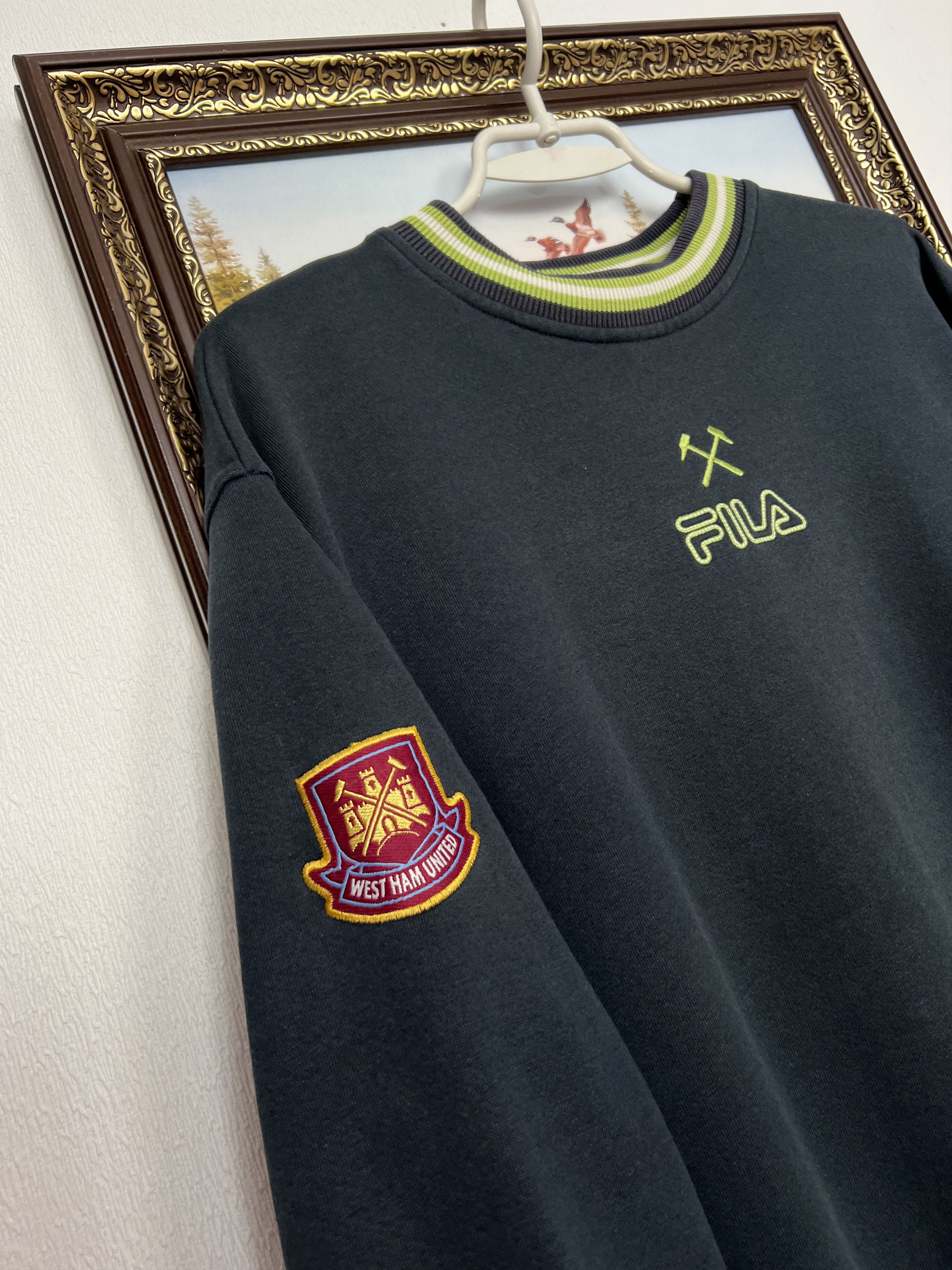 Fila West Ham United Hammers Football Sweatshirt Soccer Crewneck Size US M / EU 48-50 / 2 - 4 Thumbnail
