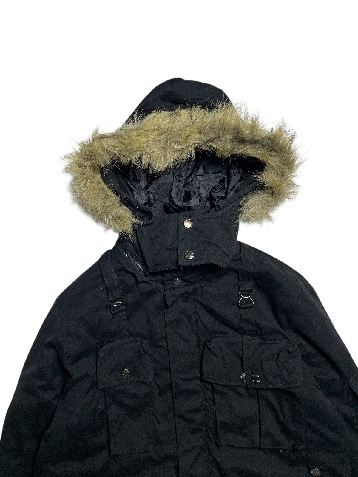 BUFFALO BOBS 2000’s Sweet Degrees - Vkei Style Multi Pocket Fur Jacket Size US M / EU 48-50 / 2 - 2 Thumbnail
