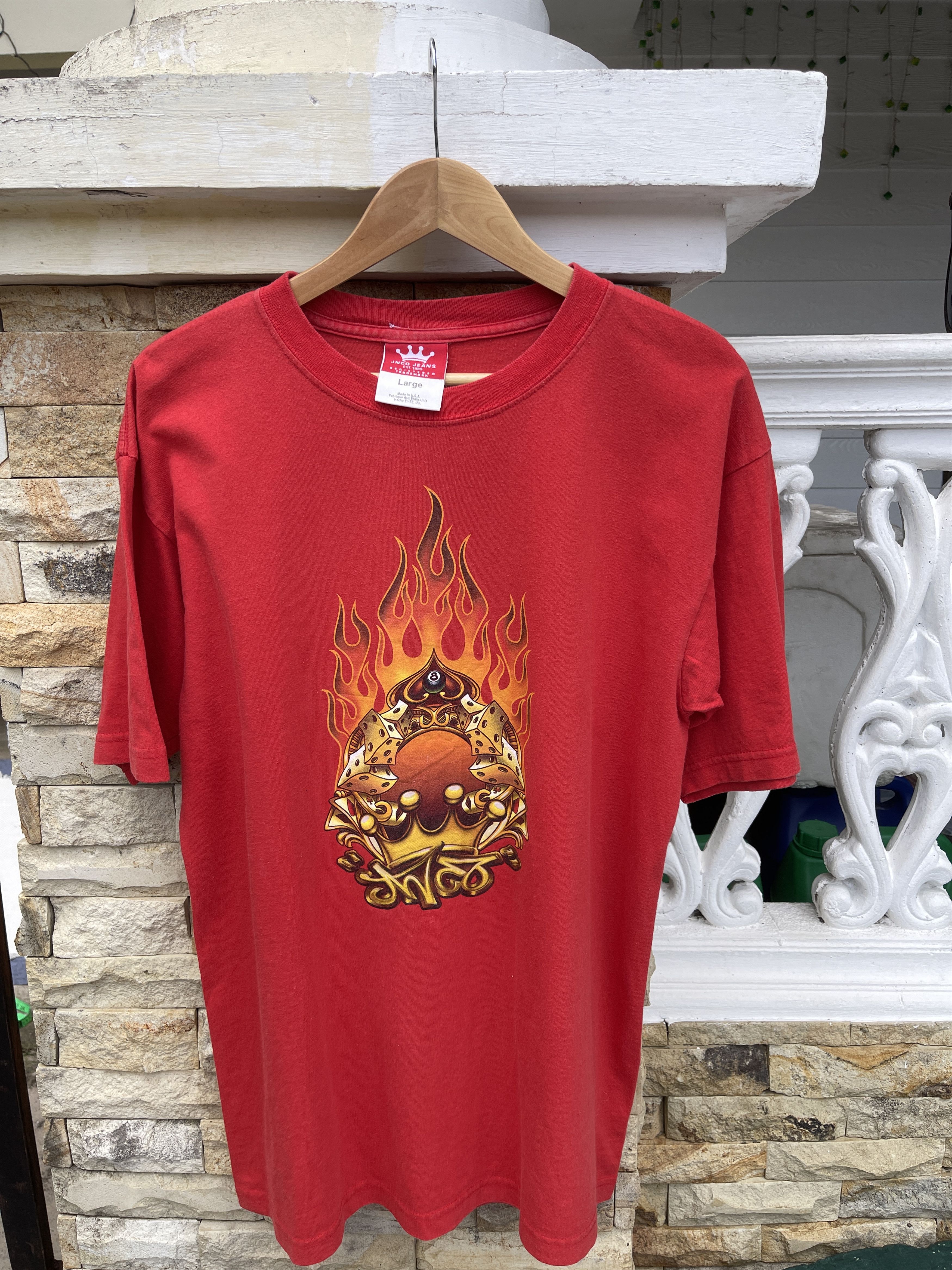JNCO Last Drop🔥Rare🔥Vintage 90s JNCO Tee Size US L / EU 52-54 / 3 - 3 Thumbnail
