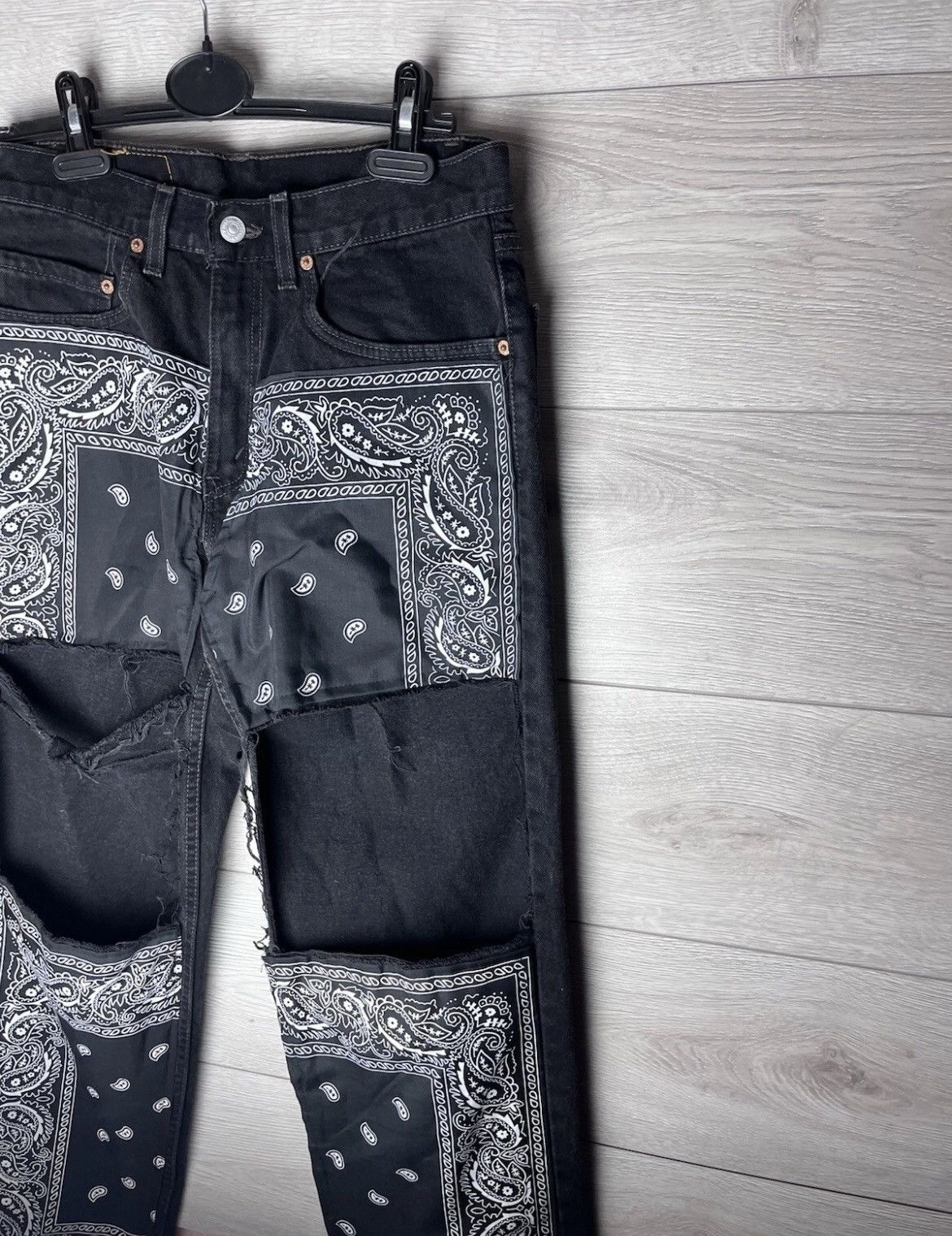 Levi's Avant garde jeans Levi’s 550 relaxed Fit Mede in USA 🇺🇸 Size US 31 - 2 Thumbnail