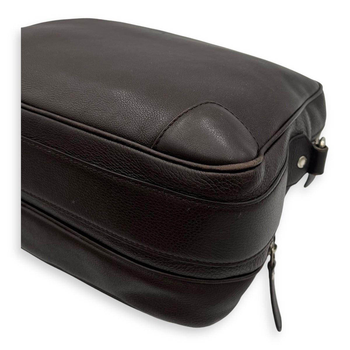 Gucci Gucci Brown Leather Unisex Reporter Messenger Crossbody Bag Size ONE SIZE - 10 Thumbnail