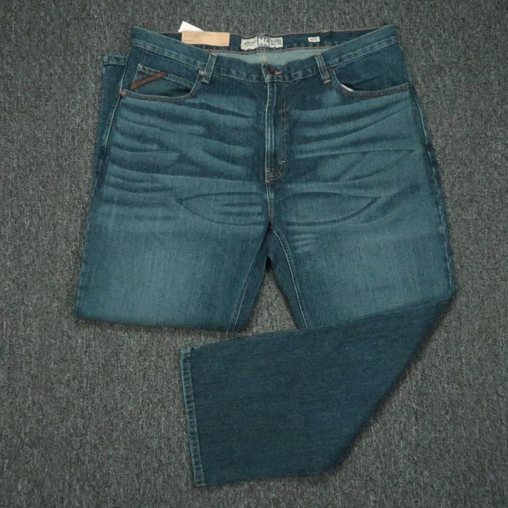 Ariat Ariat Jeans Mens 42x30 Blue M4 Relaxed Boot Cut Workwear Kilroy Medium Wash NWT Size US 42 / EU 58 - 2 Thumbnail
