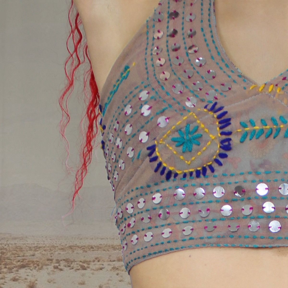 Other 🪩GREY HALTER TOP🪩 Size M / US 6-8 / IT 42-44 - 4 Thumbnail