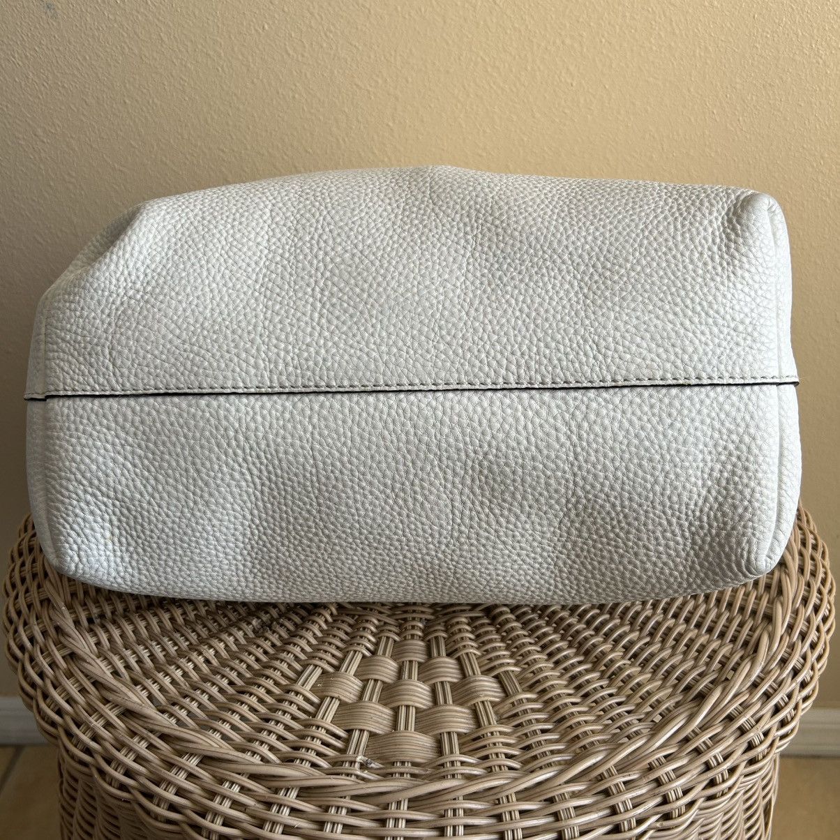 Henri Bendel Henri Bendel White Leather Tote Bag Size ONE SIZE - 3 Thumbnail