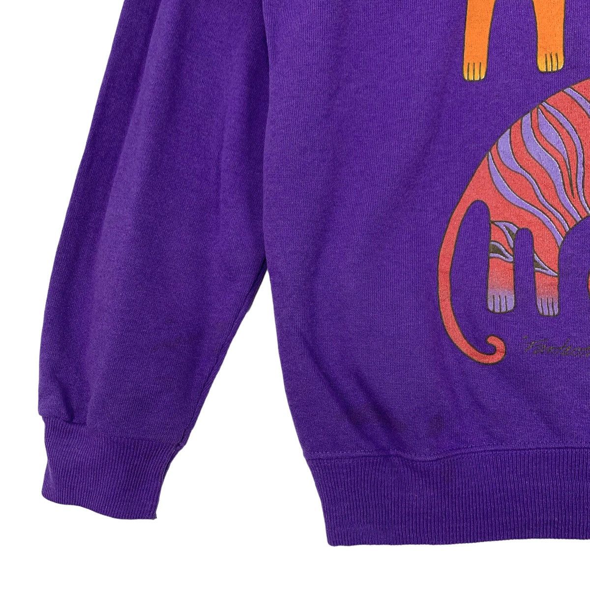 Vintage Vintage 90s Samuel Burch Graphic Art Cat Sweatshirt Size S Size US S / EU 44-46 / 1 - 6 Thumbnail