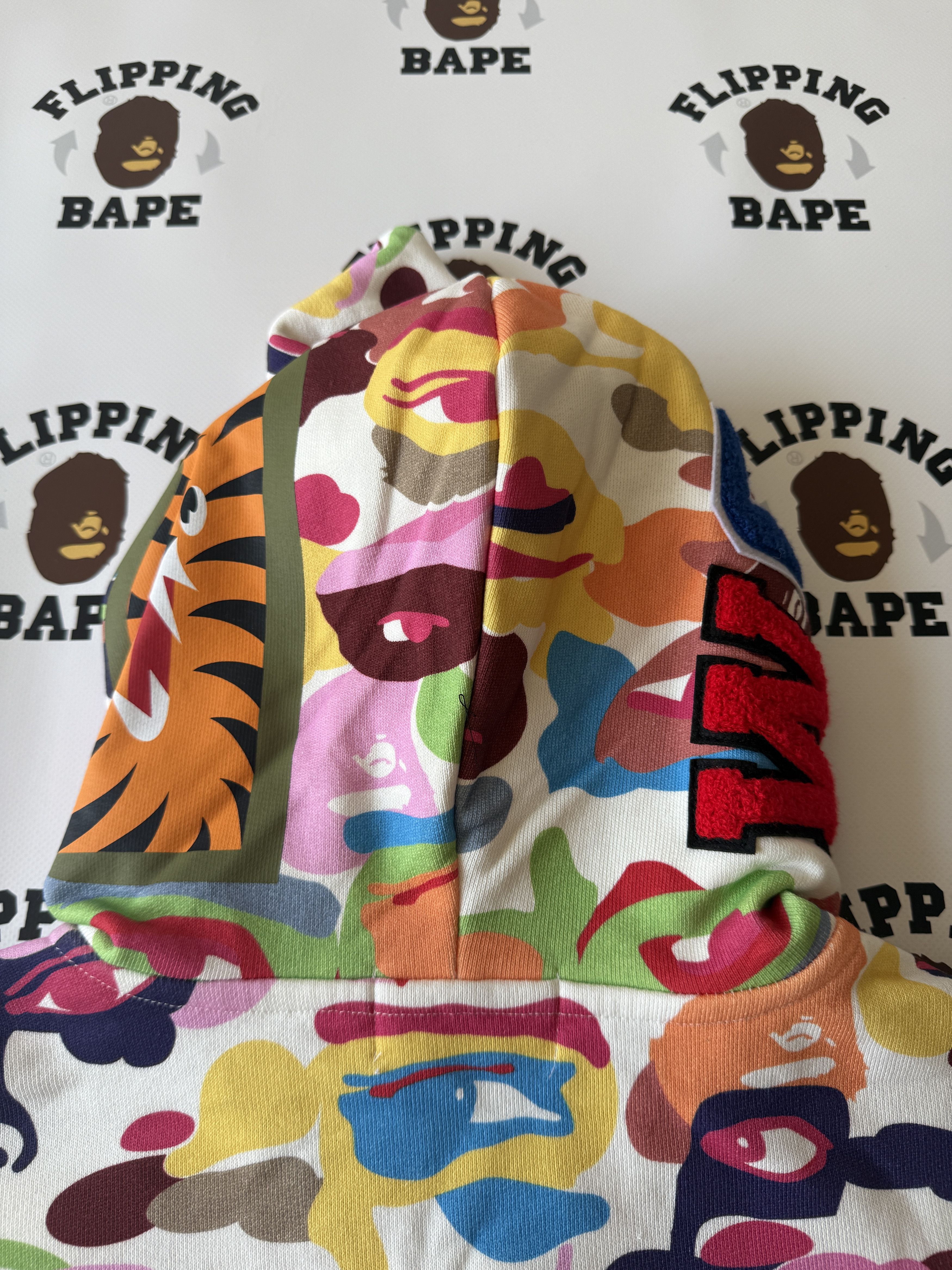 Bape × KidSuper BAPE X KIDSUPER CAMO SHARK FULL ZIP HOODIE Size US M / EU 48-50 / 2 - 6 Thumbnail