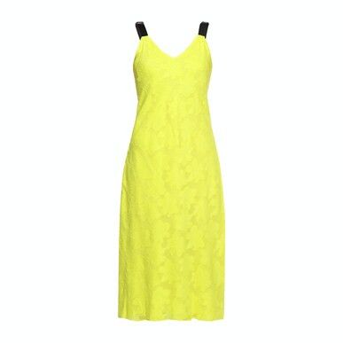 DKNY NEON YELLOW MAXIS DRESS SIZE 0