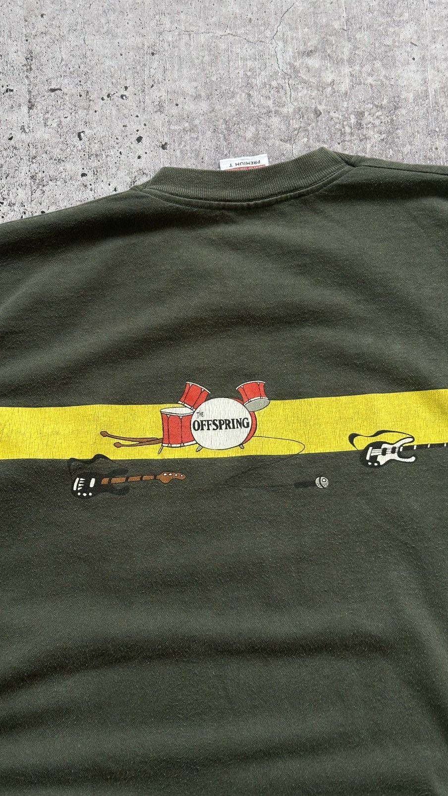 Band Tees 1999 Offspring Vintage Crewneck Cartoon Graphic Rock Tee Size US XL / EU 56 / 4 - 14 Thumbnail