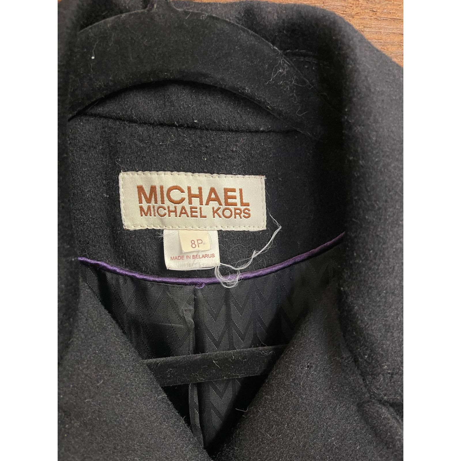 Michael Kors MICHAEL Michael Kors, Wool Long Double Breasted Coat, 8P Size M / US 6-8 / IT 42-44 - 9 Thumbnail