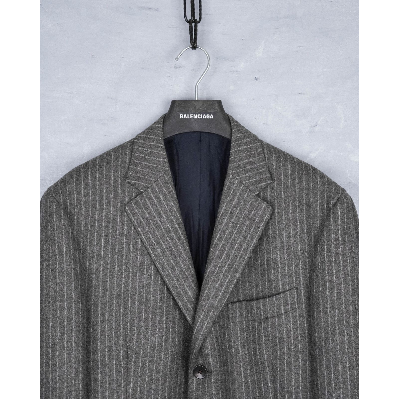 Boglioli Vintage boglioli classic gray pinstripe wool blazer jacket Size US L / EU 52-54 / 3 - 3 Thumbnail