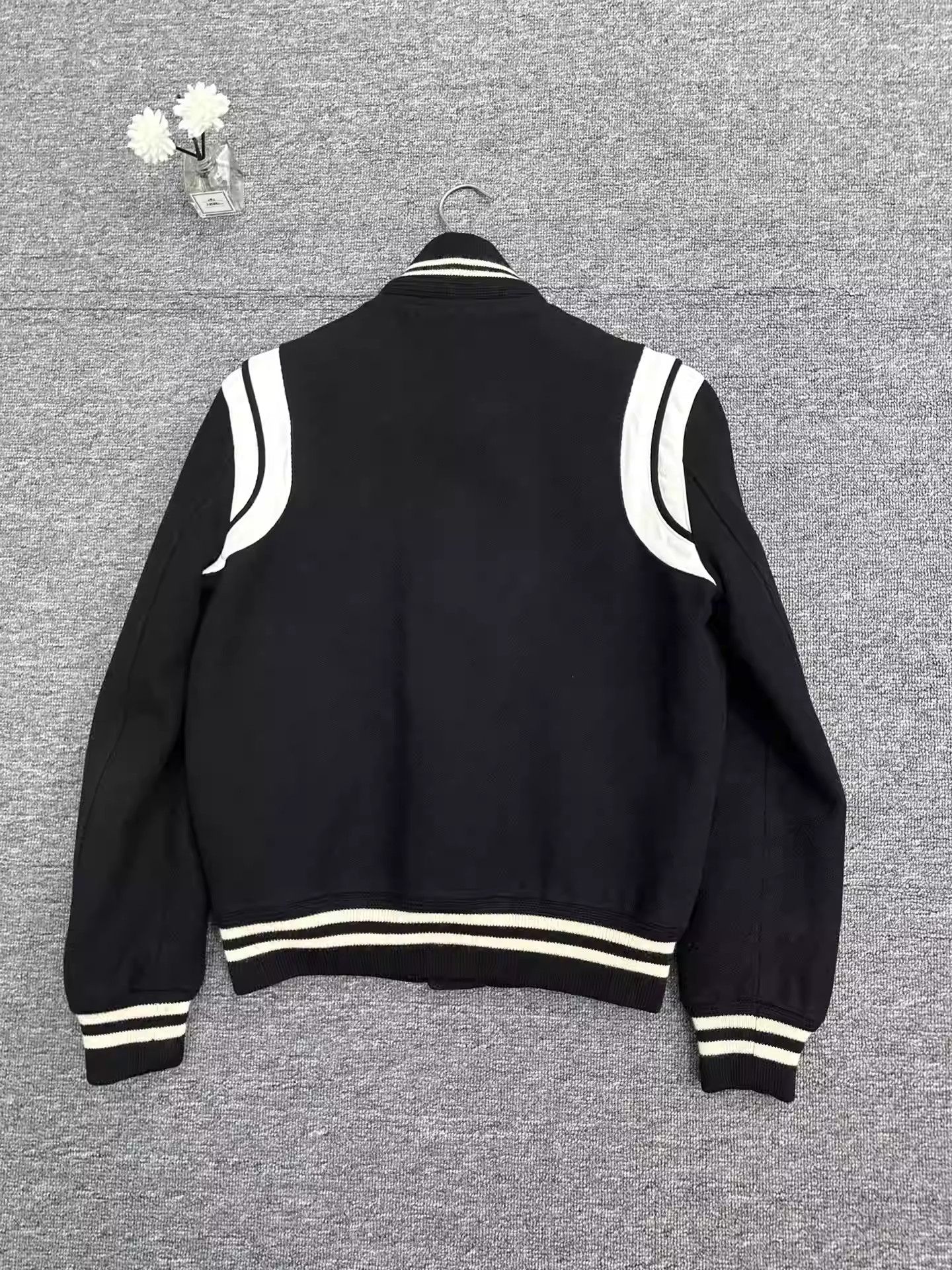 Saint Laurent Paris Saint Laurent Black And White Baseball Jerseys Size US XS / EU 42 / 0 - 2 Thumbnail