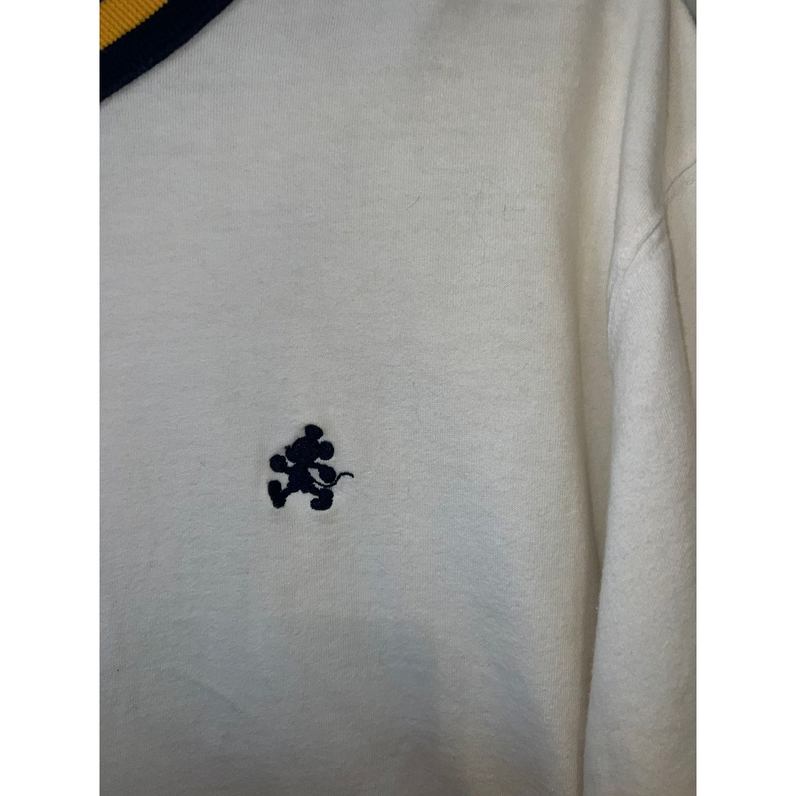 Disney Vintage Mickey Mouse Polo Shirt The Disney Store White VTG L Size US L / EU 52-54 / 3 - 3 Thumbnail